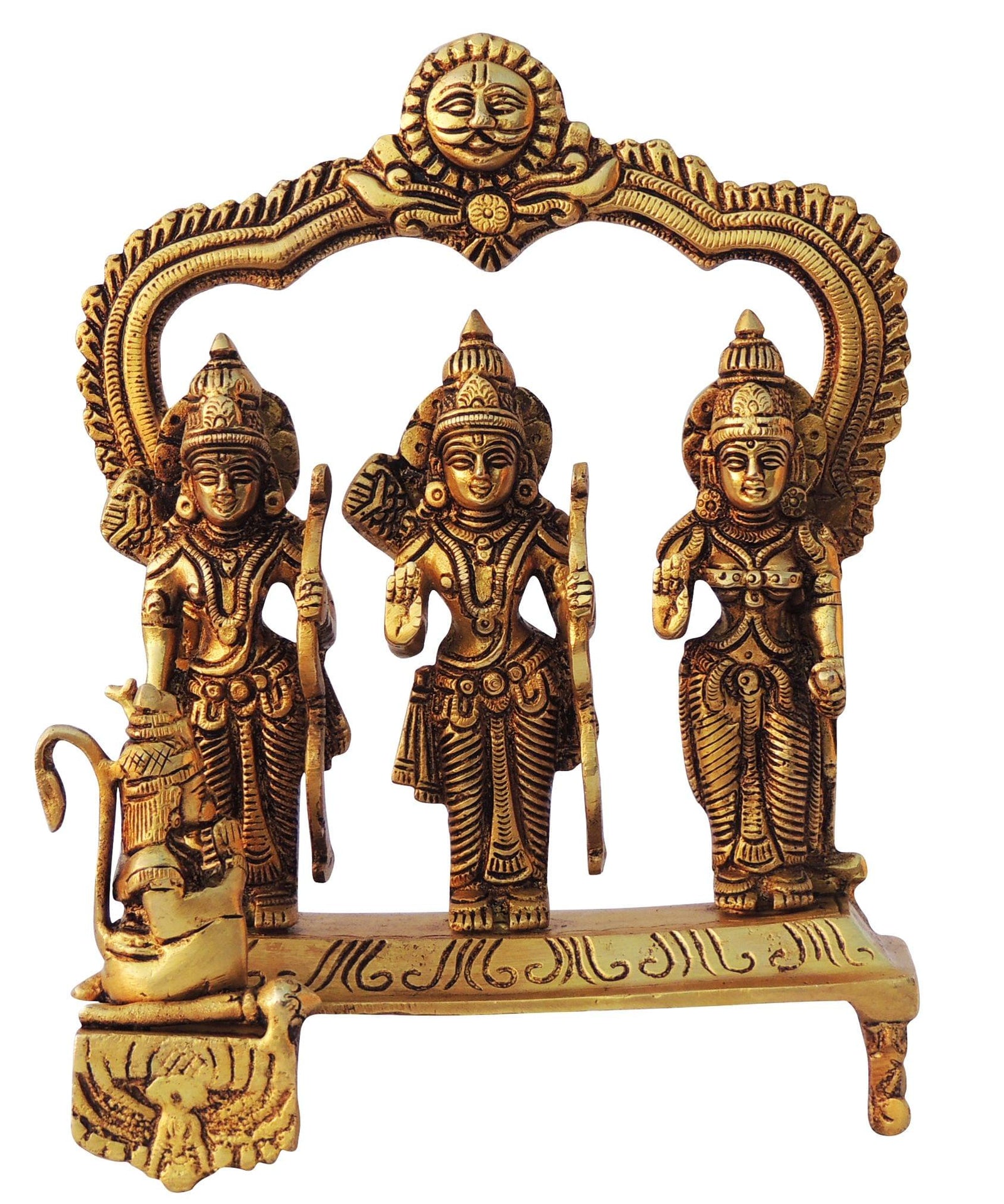 Brass Ram Darbar — 9.2"