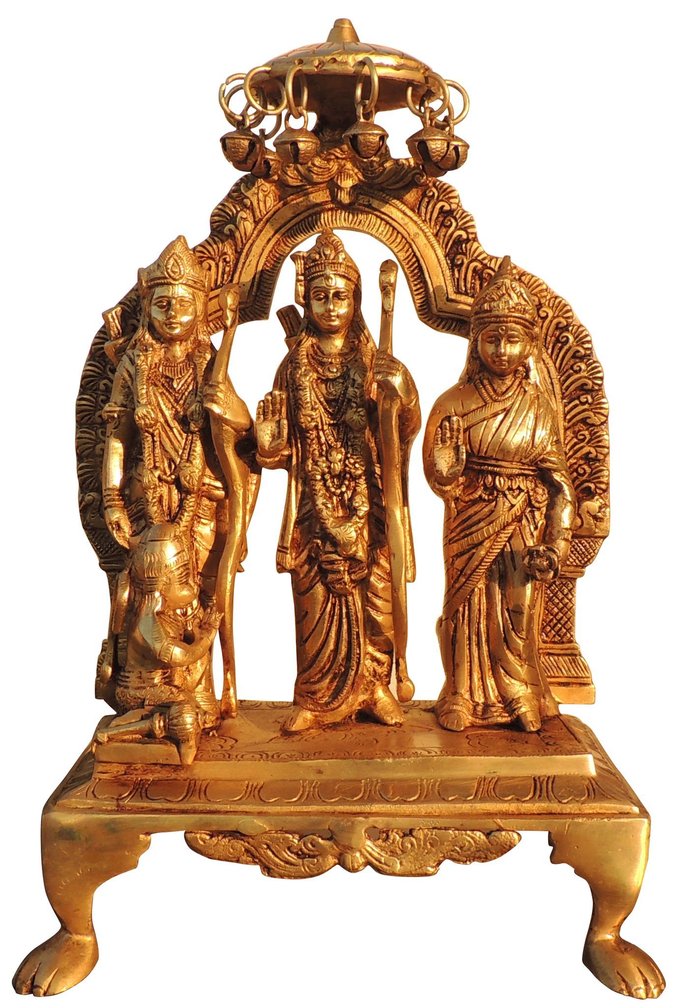 Brass Ram Darbar — 14"