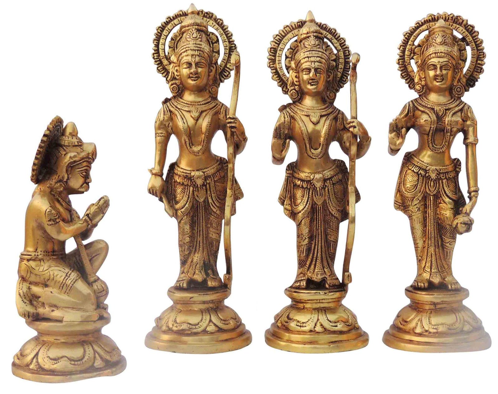 Brass Hanuman — 12.5"