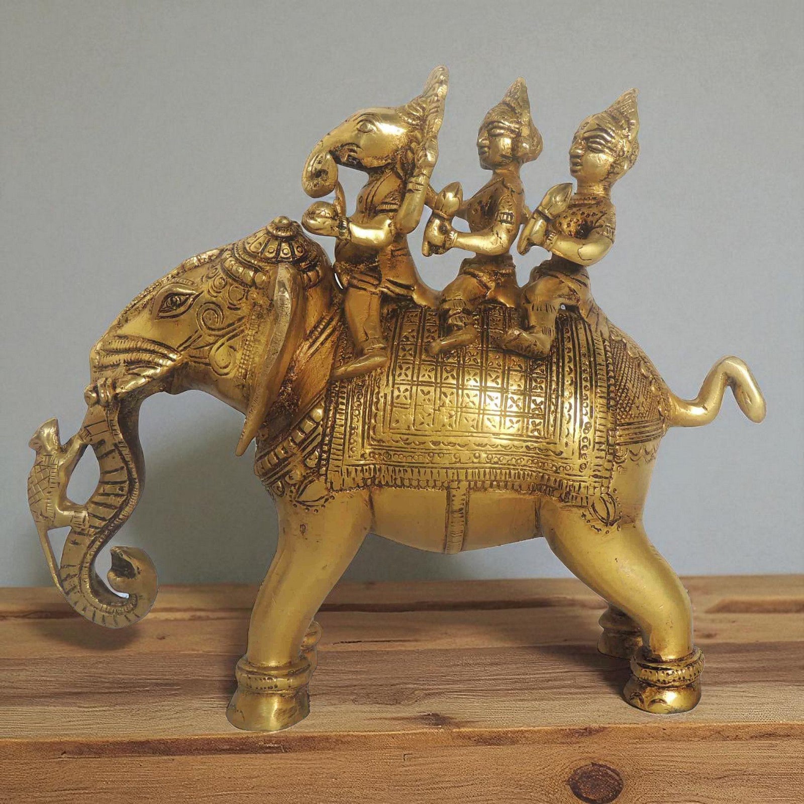 Brass Ganesh — 7.5"