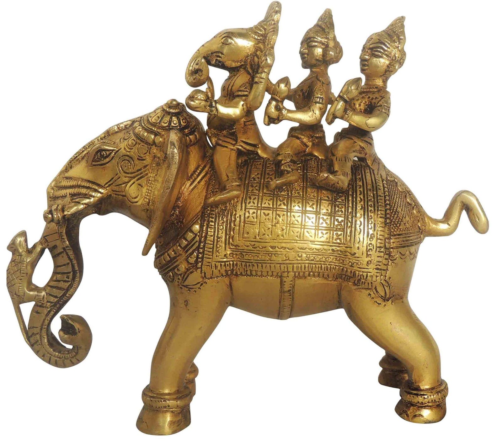 Brass Ganesh — 7.5"