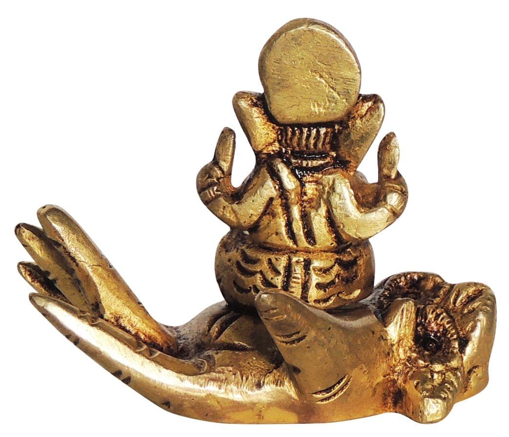 Brass Ganesh — 2.5"