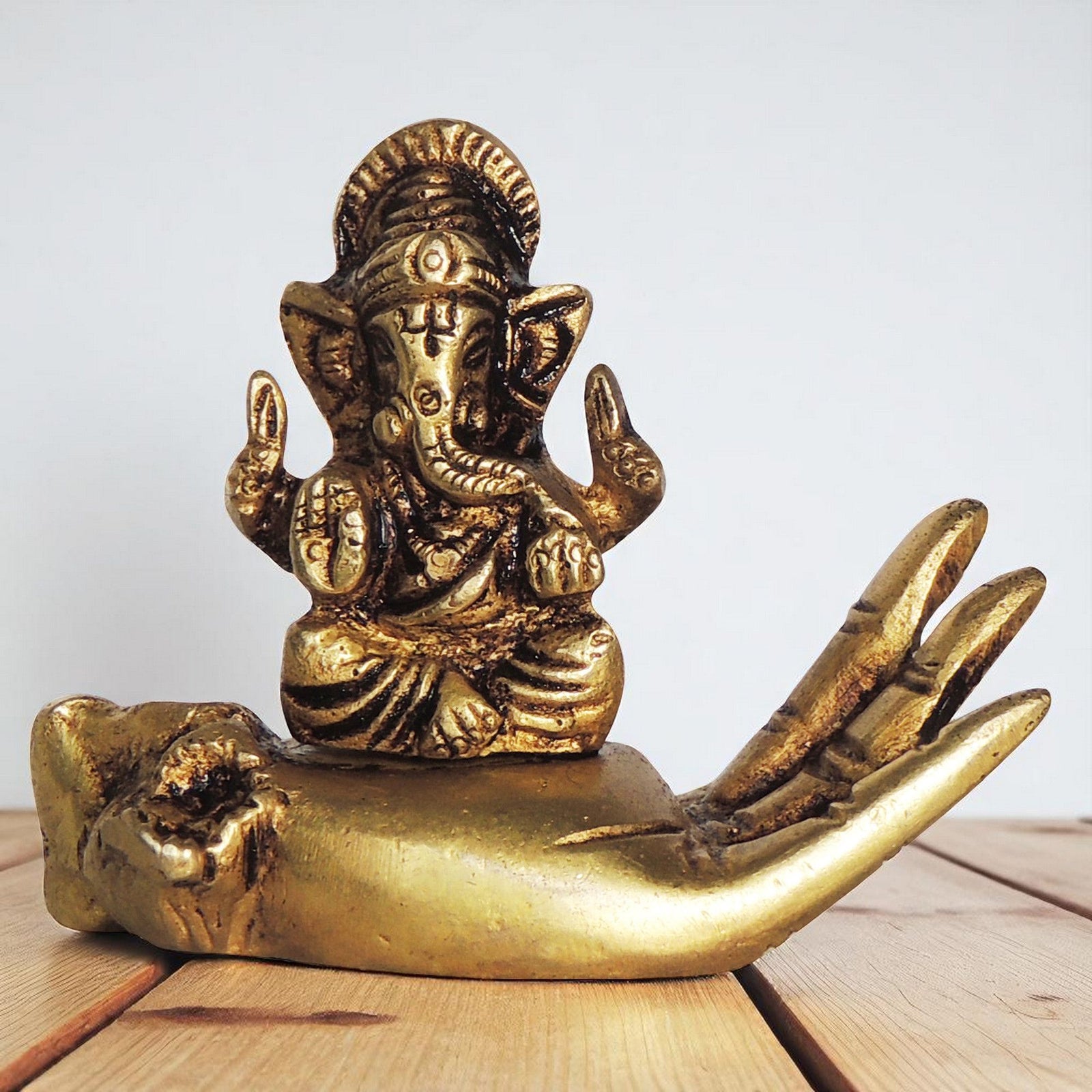 Brass Ganesh — 2.5"