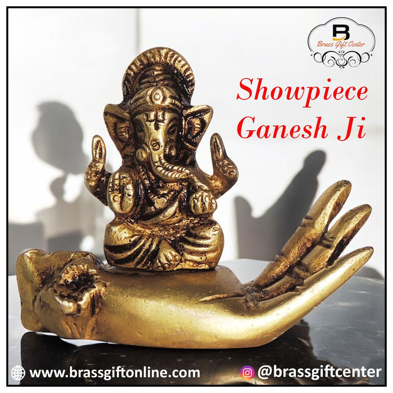 Brass Ganesh — 2.5"