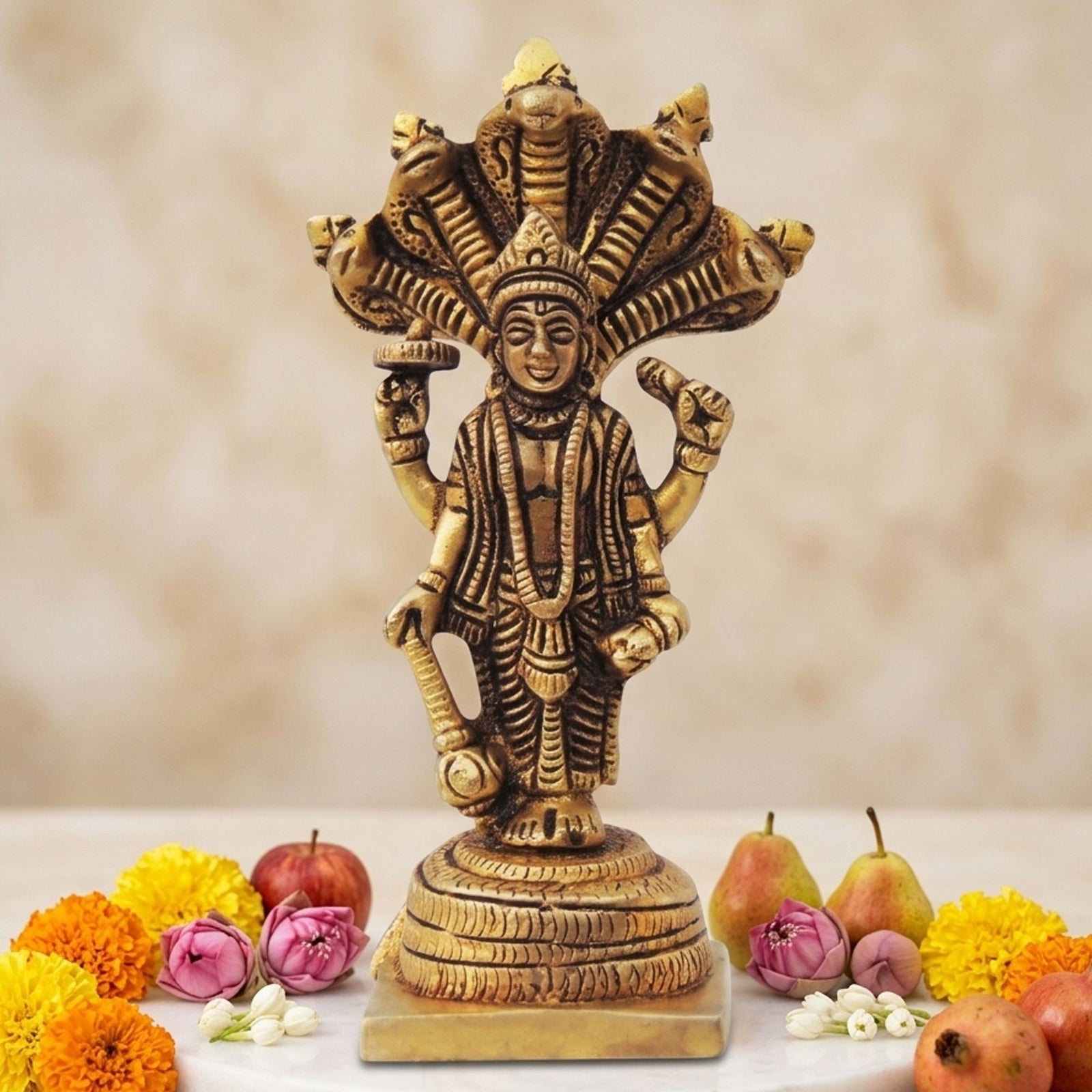 Brass Vishnu — 5"