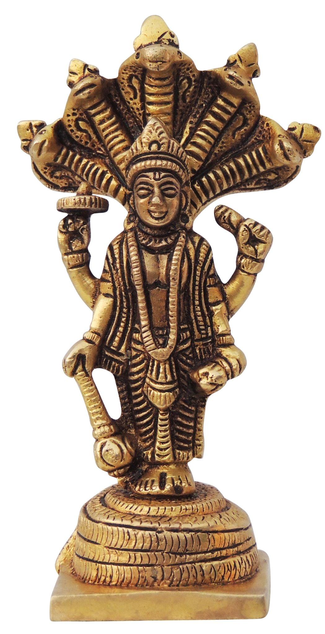Brass Vishnu — 5"