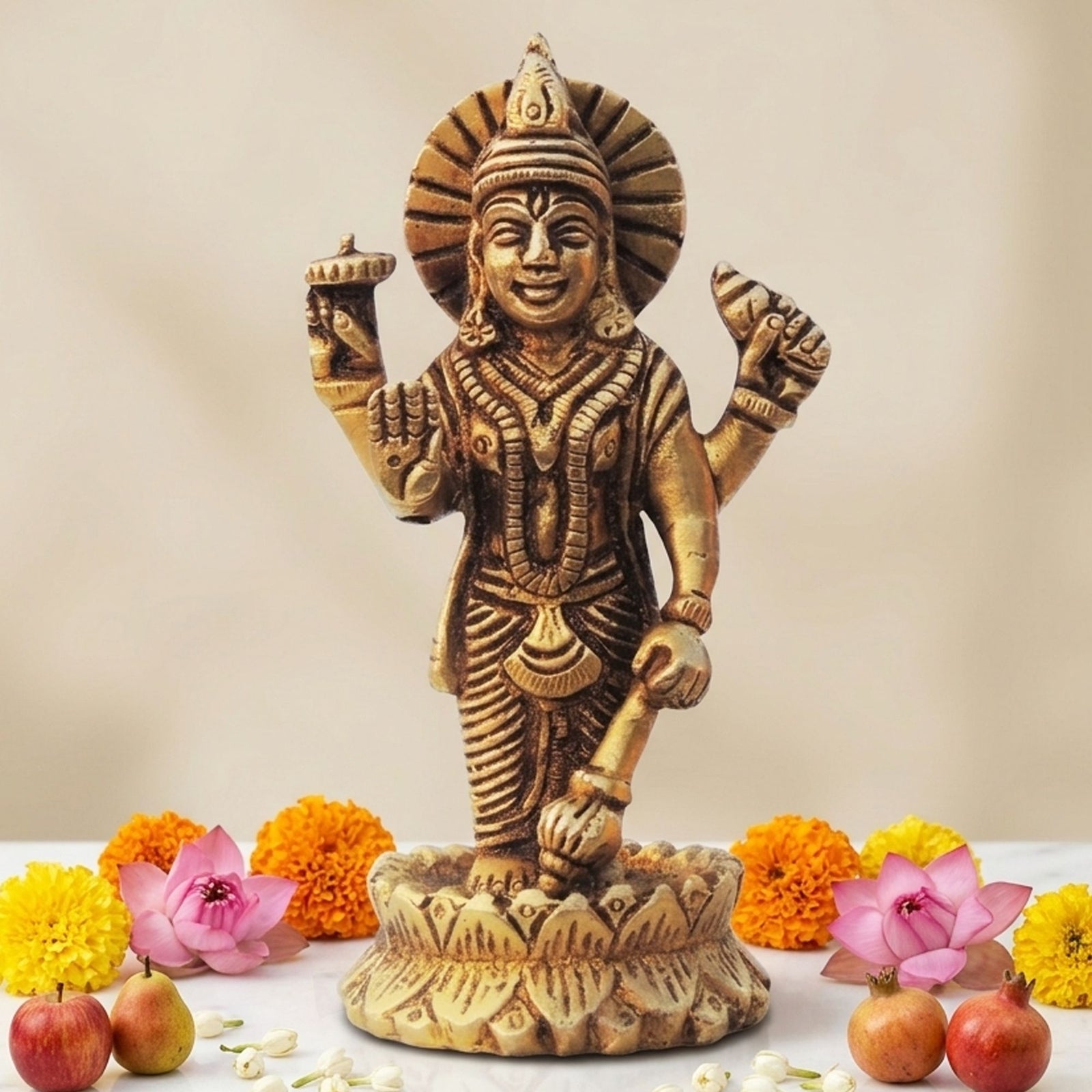 Brass Vishnu — 4"