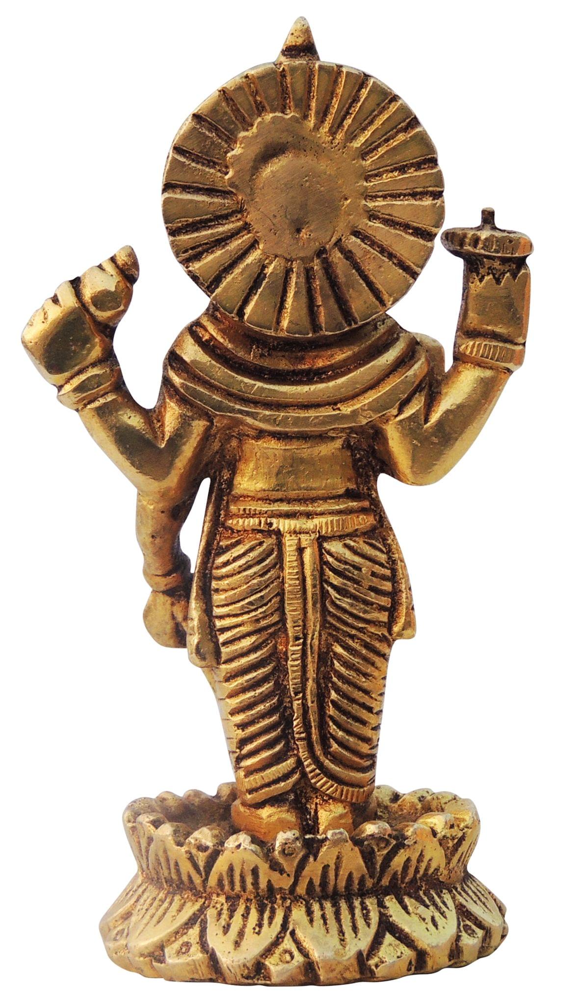 Brass Vishnu — 4"