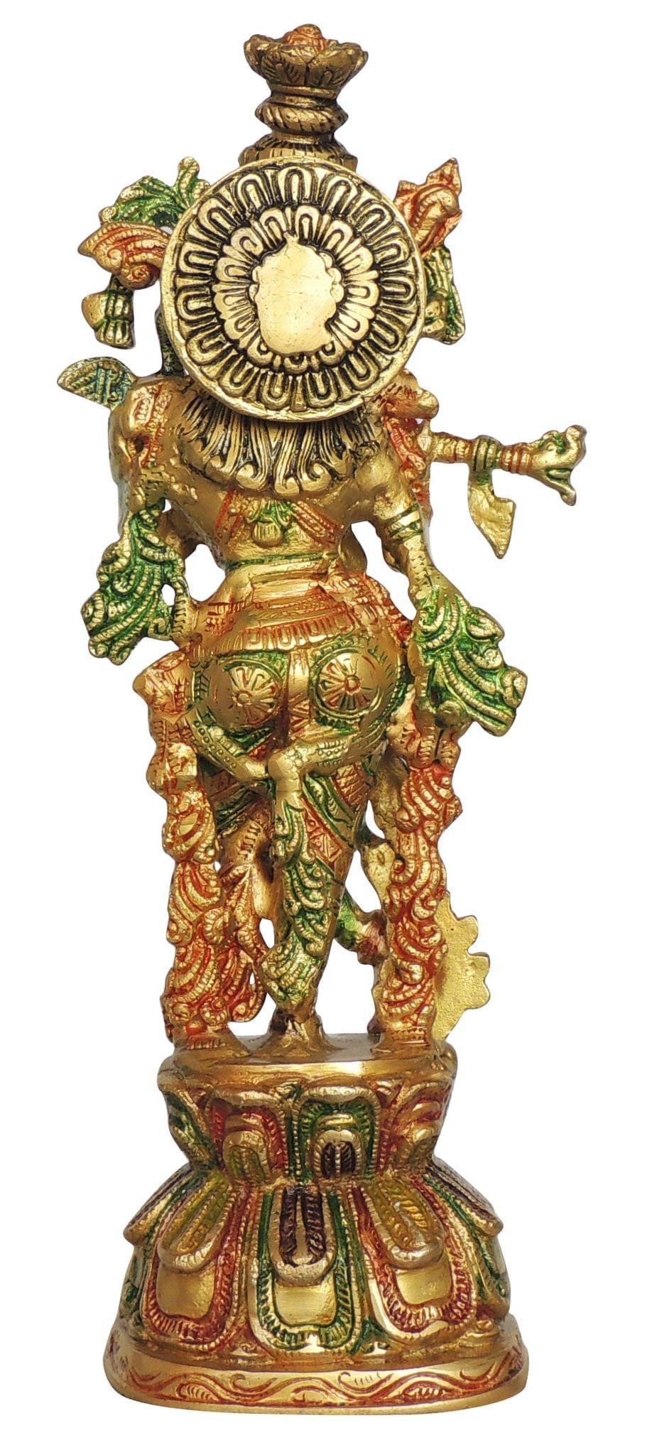 Brass Krishna — 12.5"
