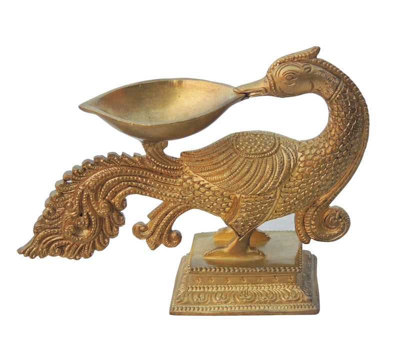 Brass Table Decor Murga Deepak — 4.7"