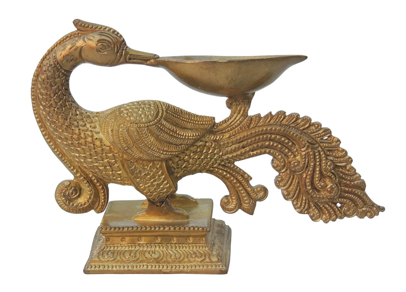 Brass Table Decor Murga Deepak — 4.7"