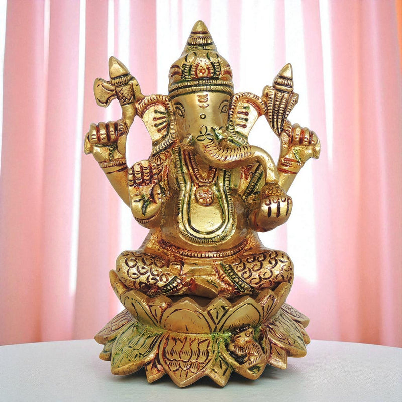 Brass Ganesh — 5.5"