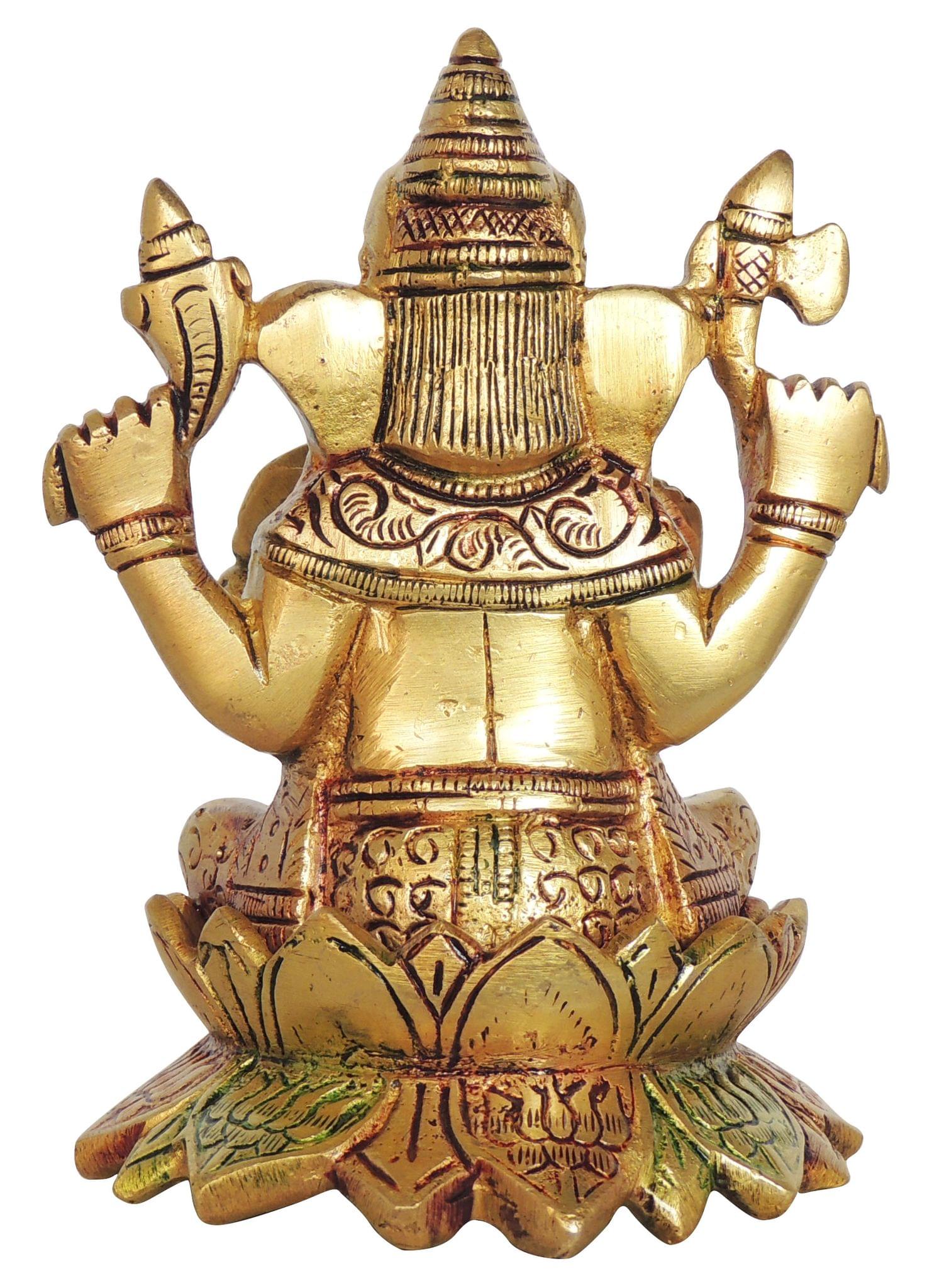 Brass Ganesh — 5.5"