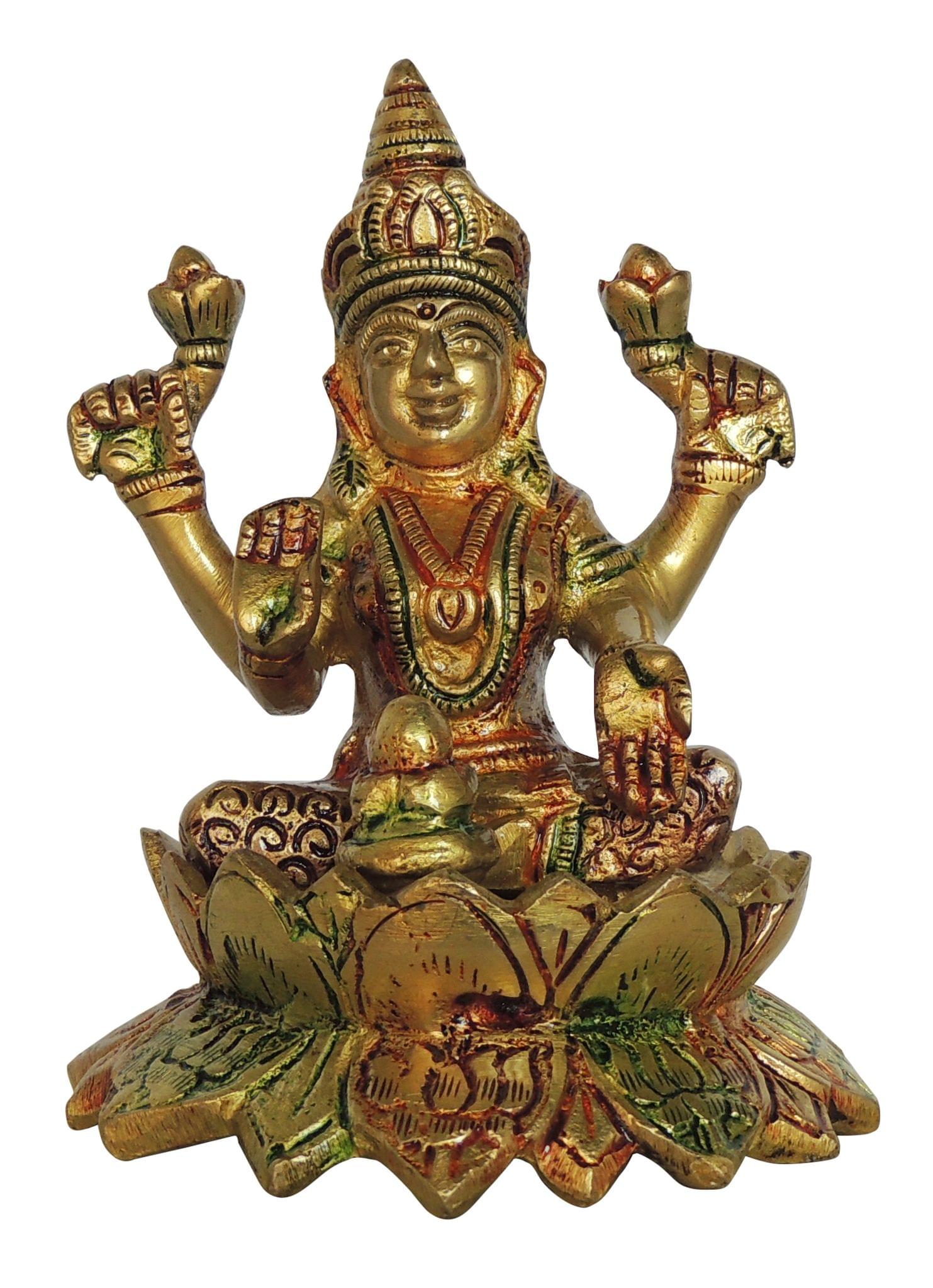 Brass Lakshmi — 5"