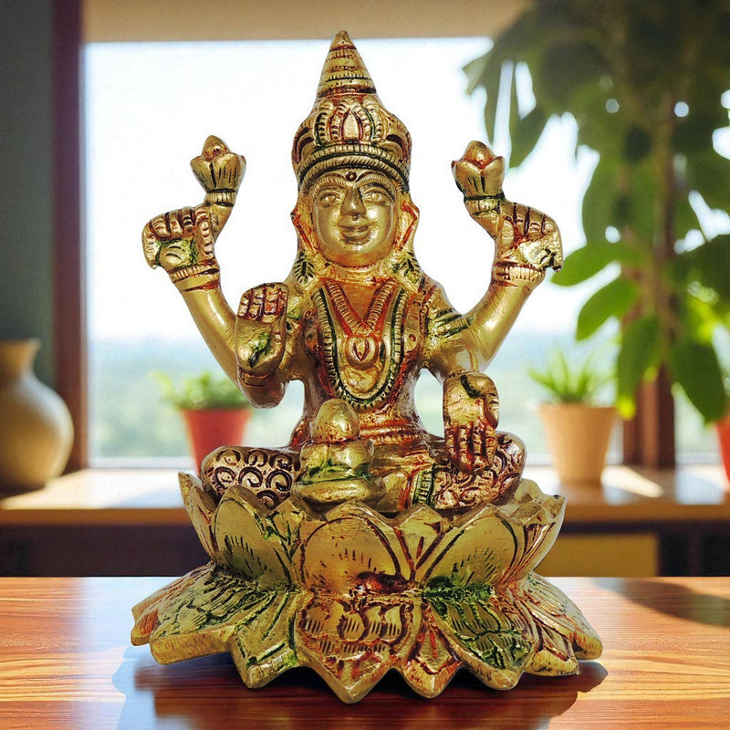 Brass Lakshmi — 5"