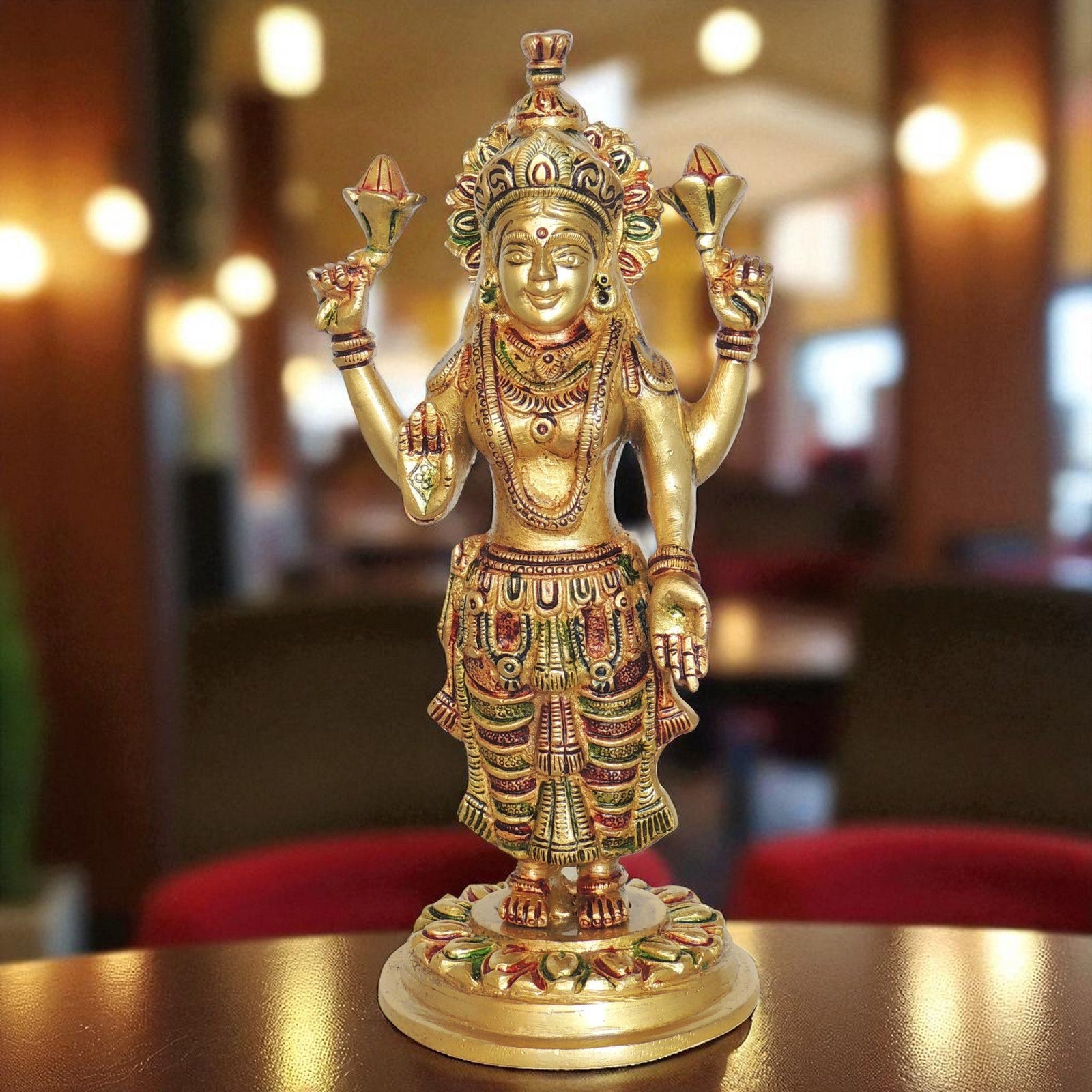 Brass Lakshmi — 9.3"