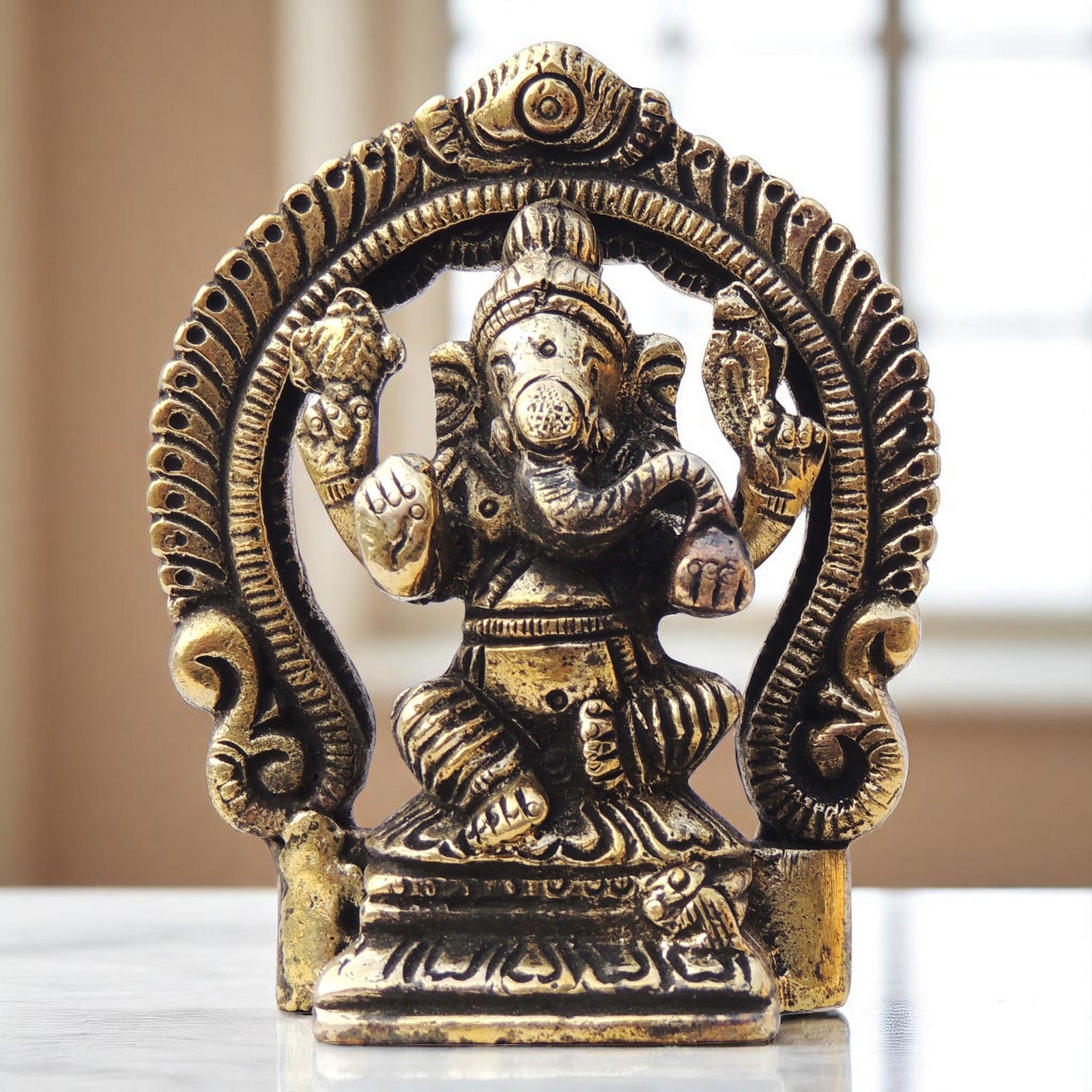 Brass Ganesh — 3.1"