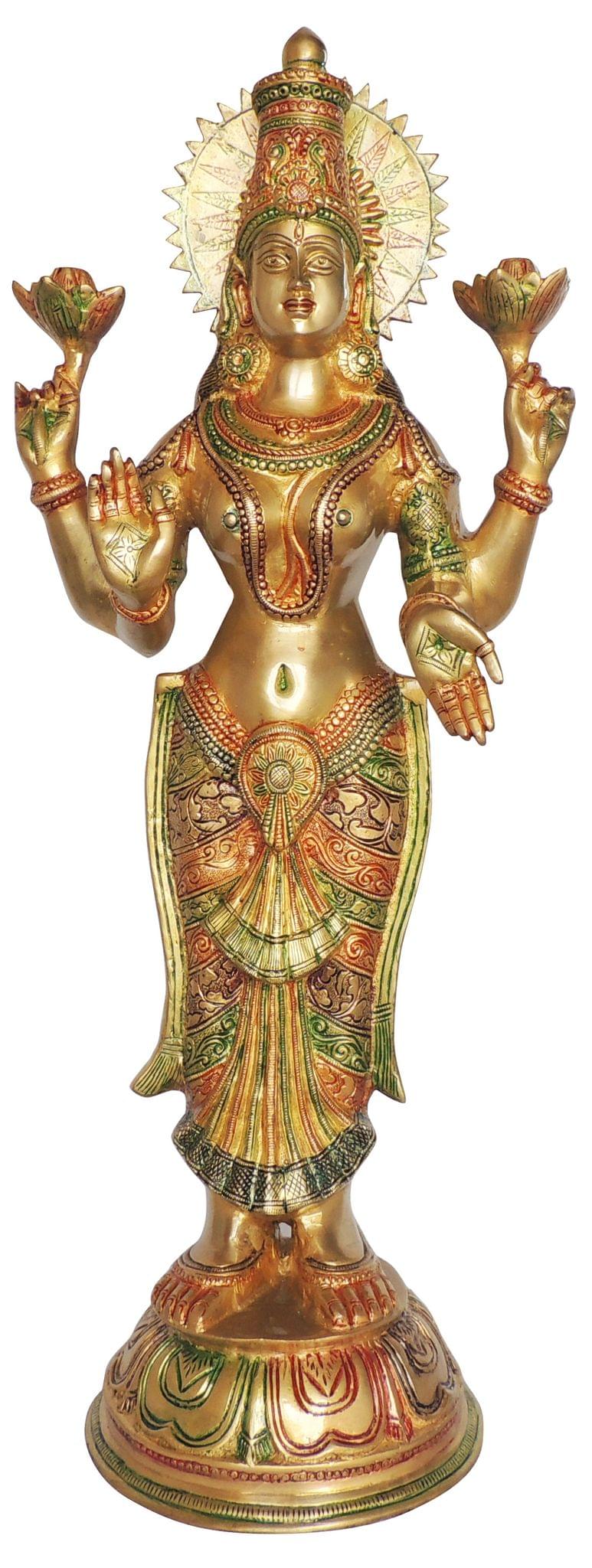 Brass Lakshmi — 31.5"