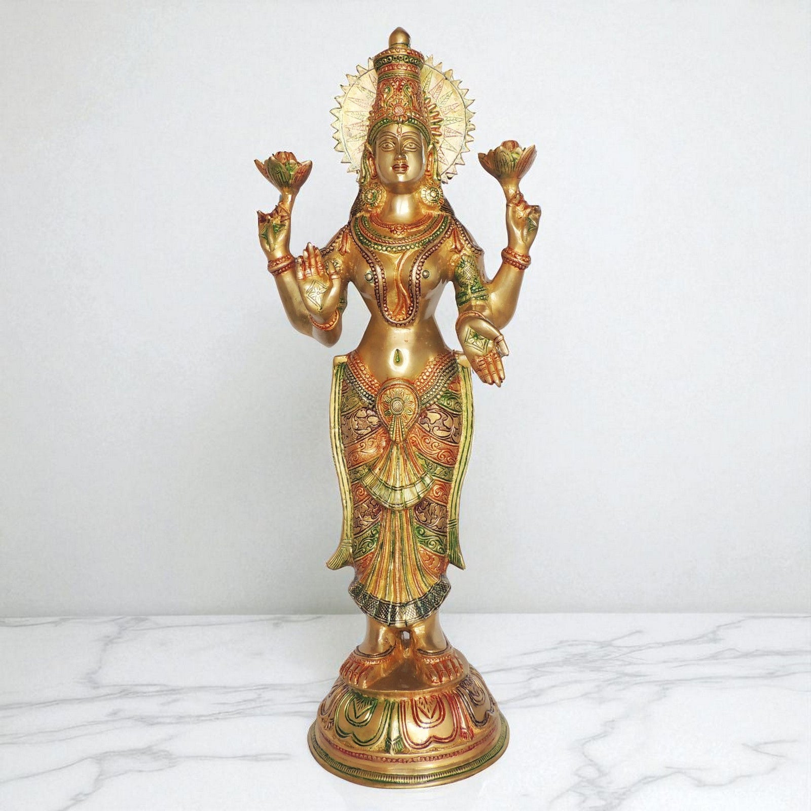Brass Lakshmi — 31.5"