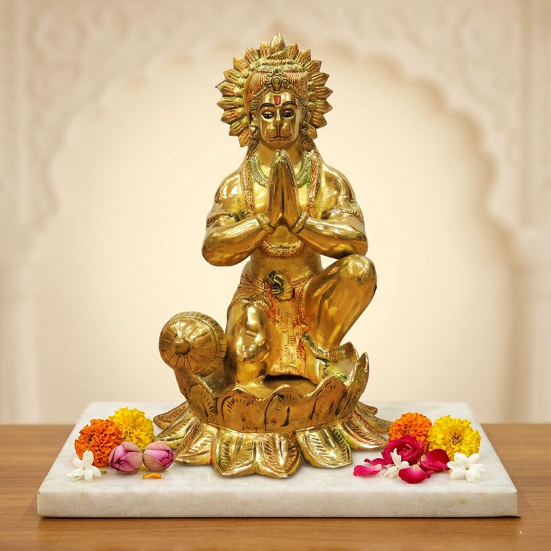 Brass Hanuman — 15"
