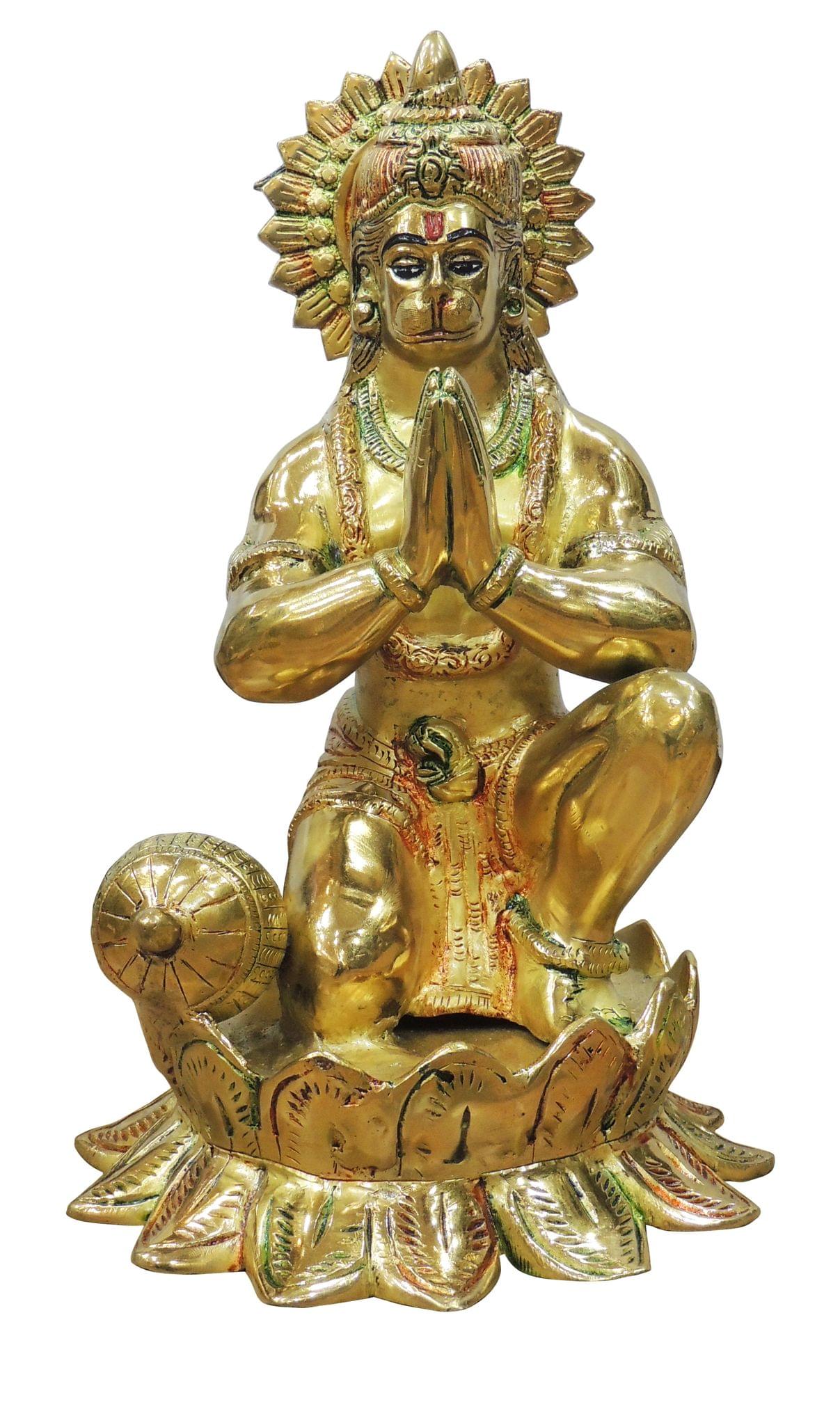 Brass Hanuman — 15"