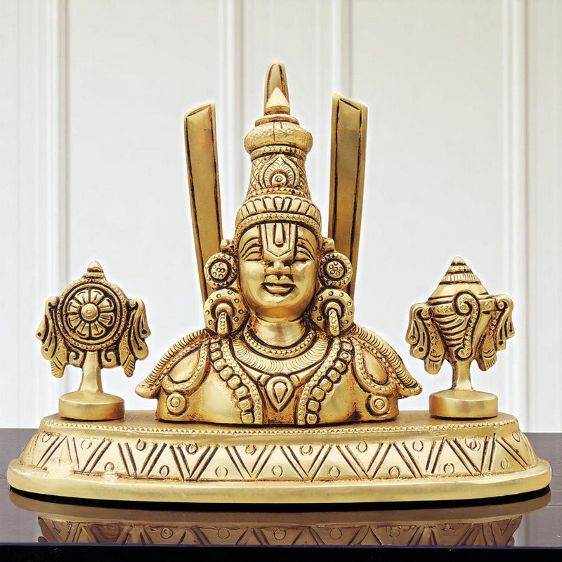 Brass Tirupati — 5.5"