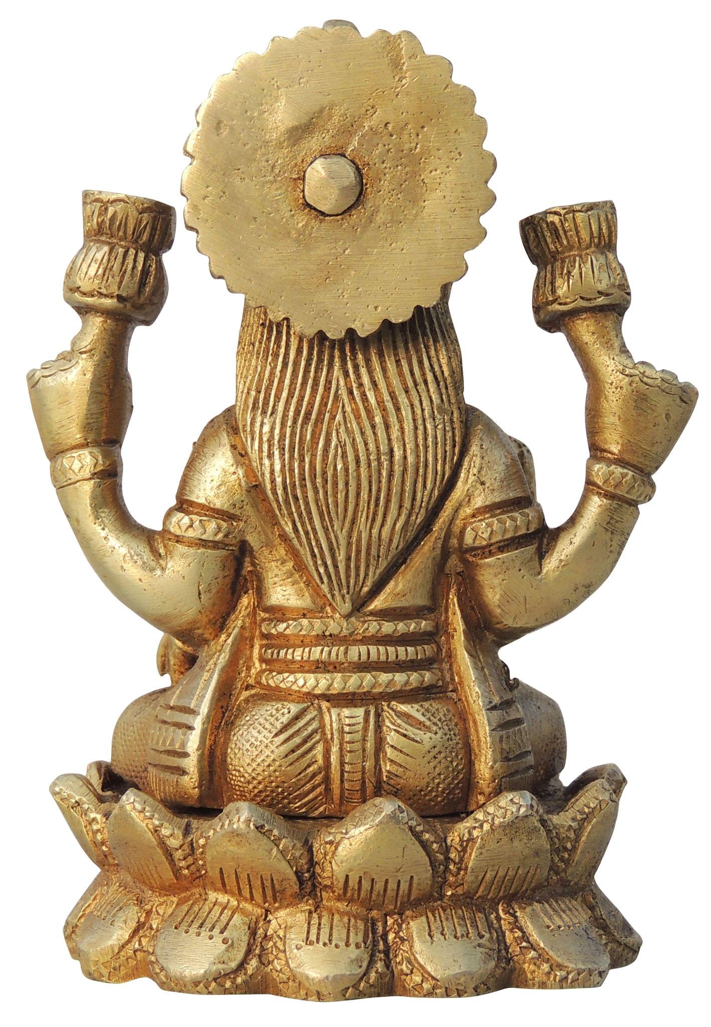 Brass Lakshmi — 4"