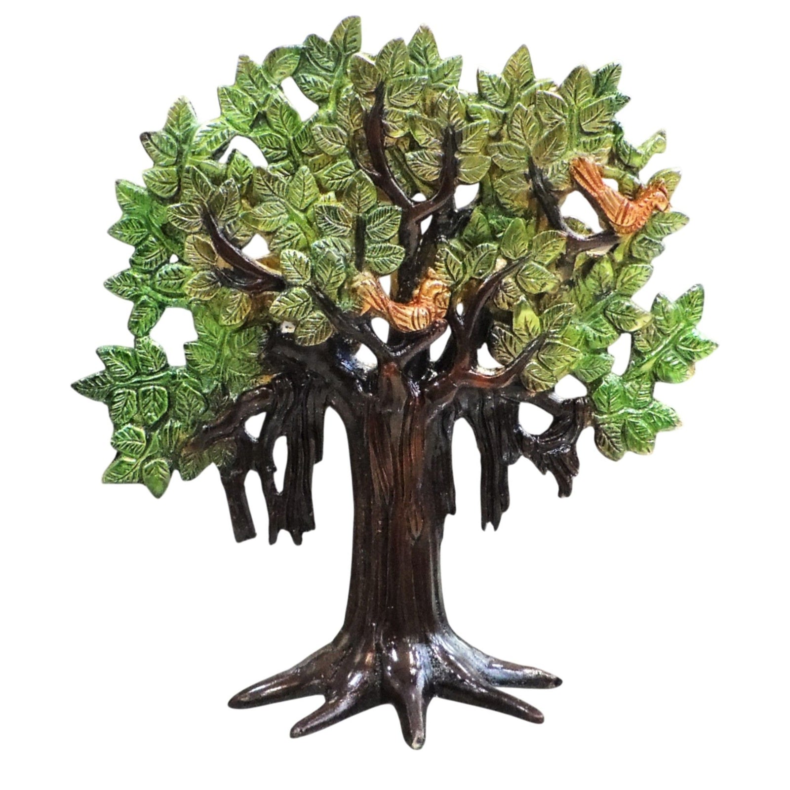 Brass Table D�cor Kalpvriksha Tree — 8.2"