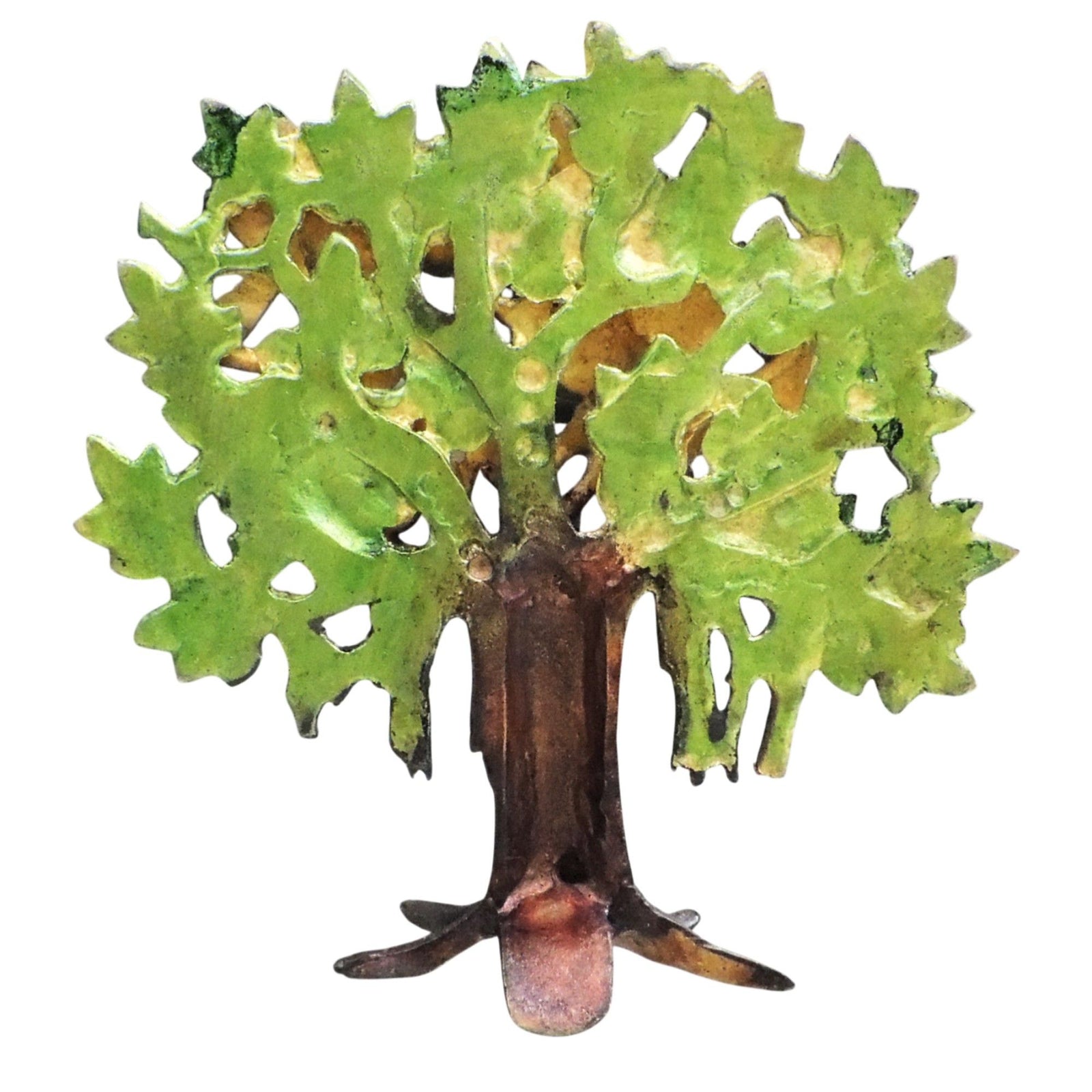 Brass Table D�cor Kalpvriksha Tree — 8.2"