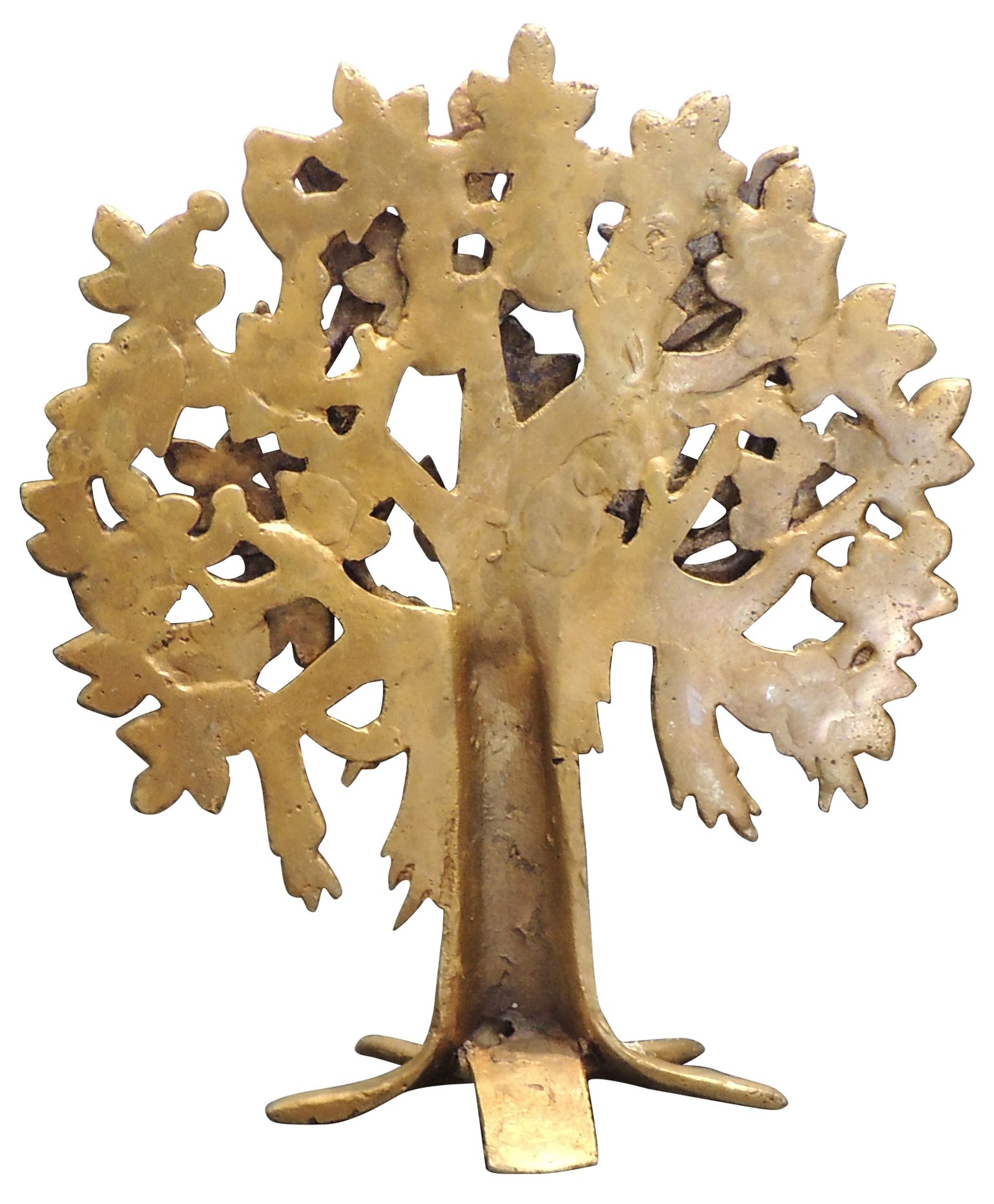 Brass Table Decor Kalpavriksha, devvrksh Tree — 9.5"