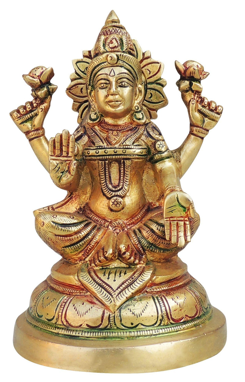 Brass Lakshmi — 6.5"