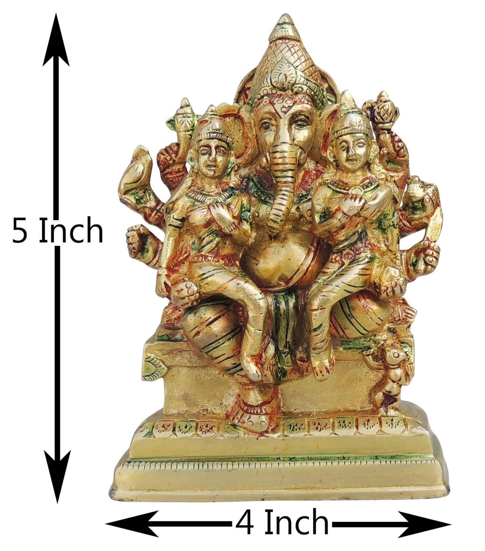 Brass Ganesh — 5"