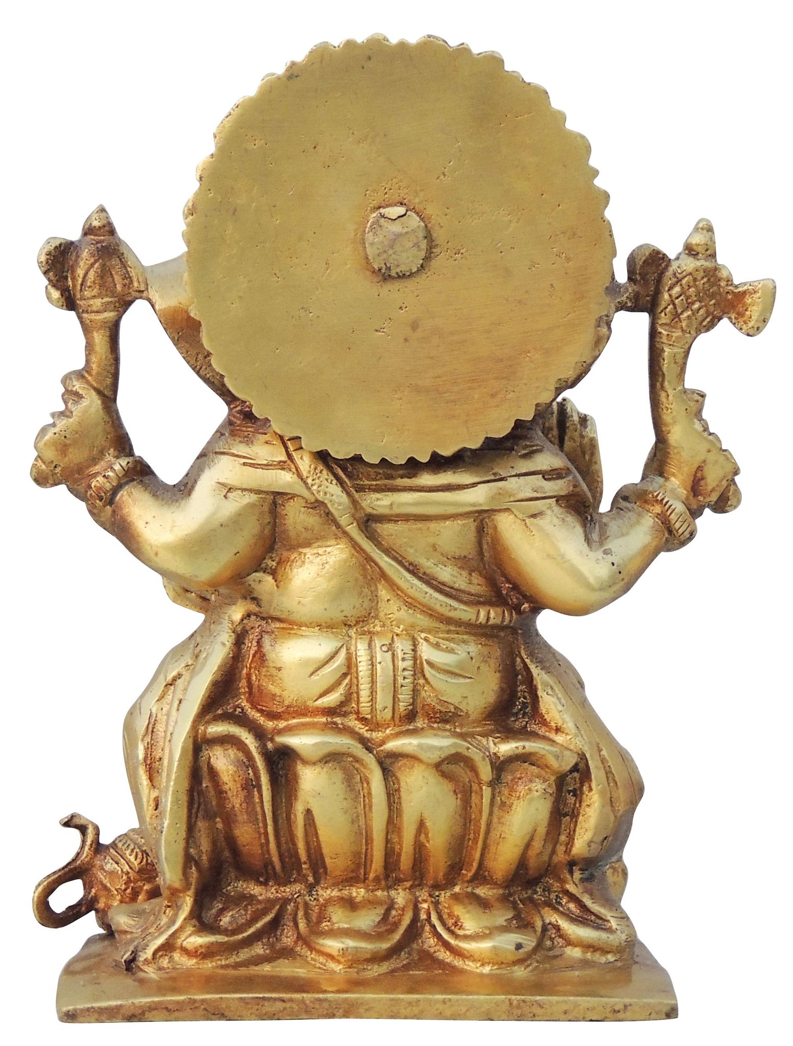 Brass Ganesh — 6.5"