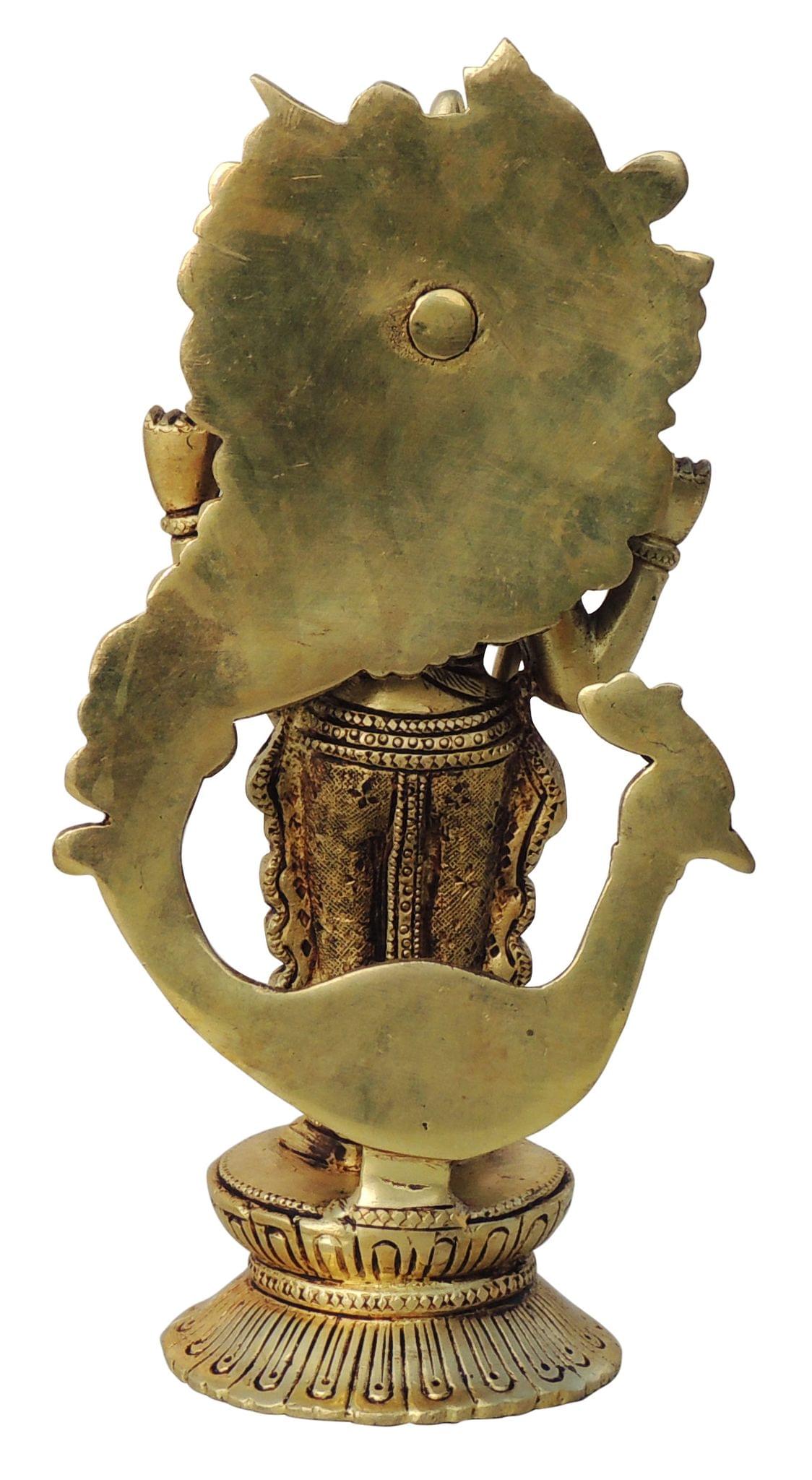 Brass Murugan Devi — 9.5"