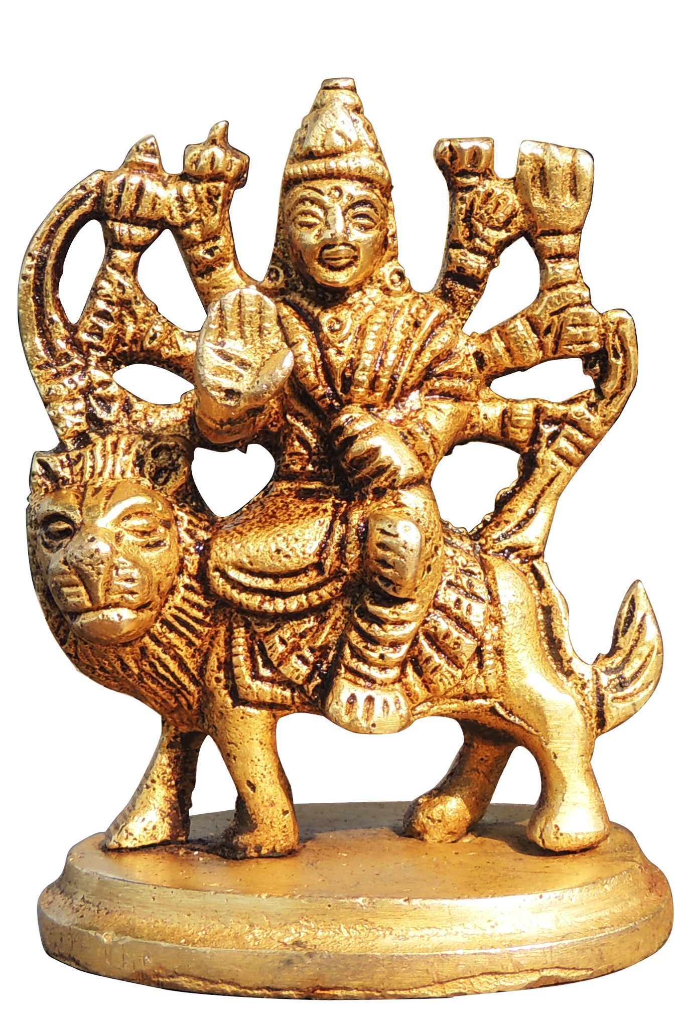 Brass Durga — 3"