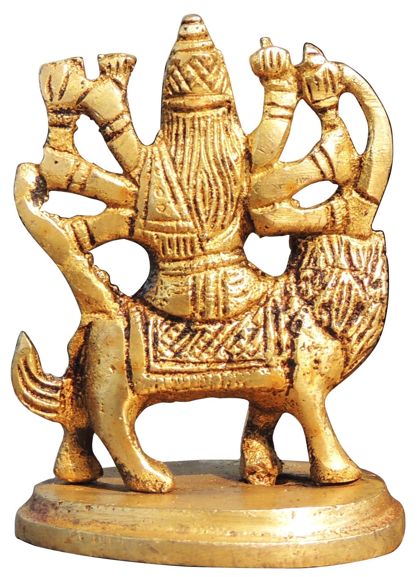 Brass Durga — 3"