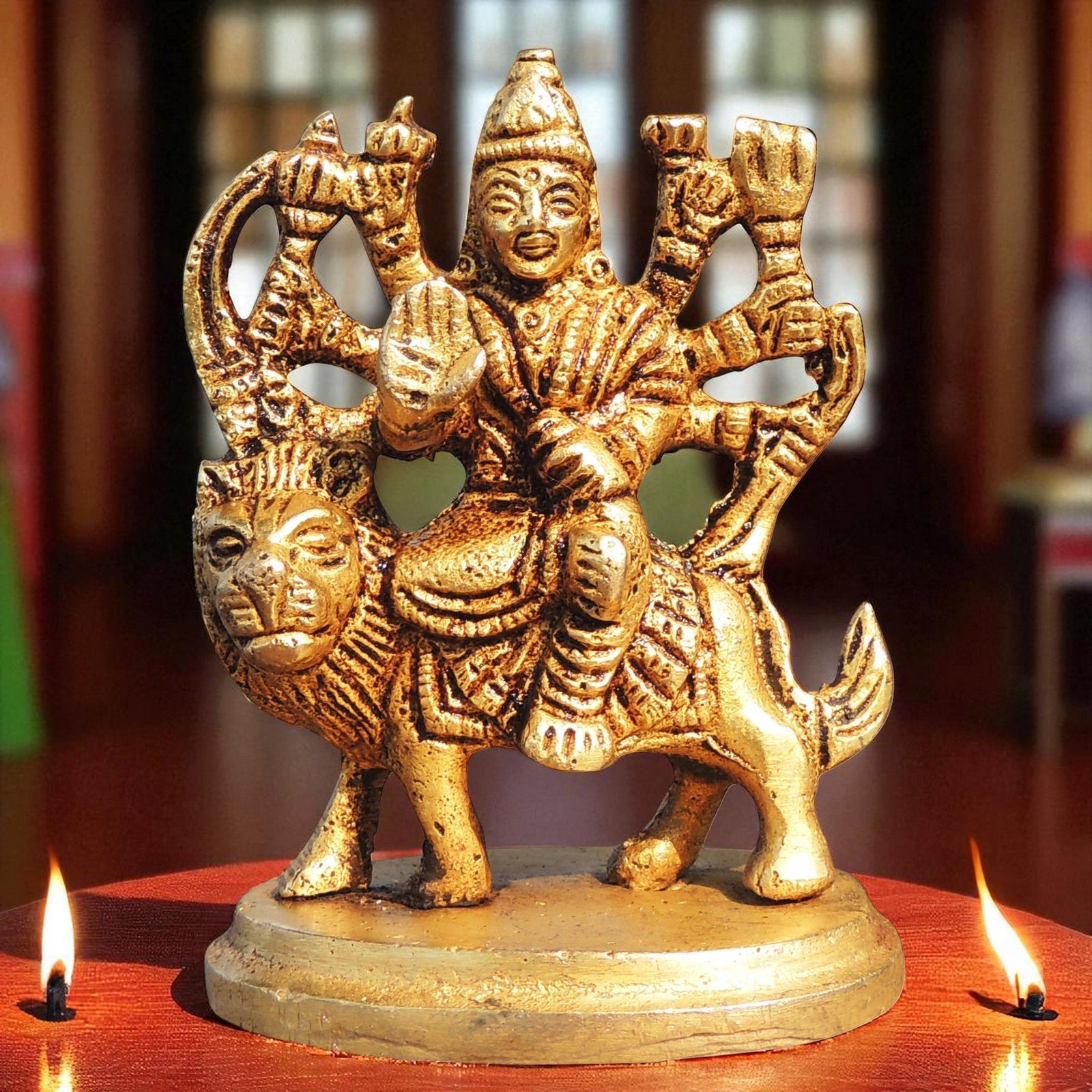 Brass Durga — 3"