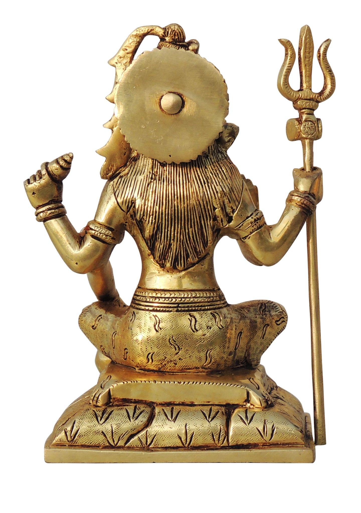 Brass Shiva — 8.5"