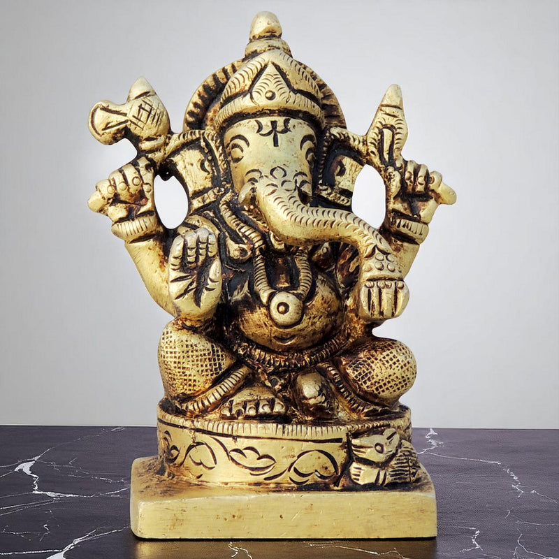 Brass Ganesh — 3"