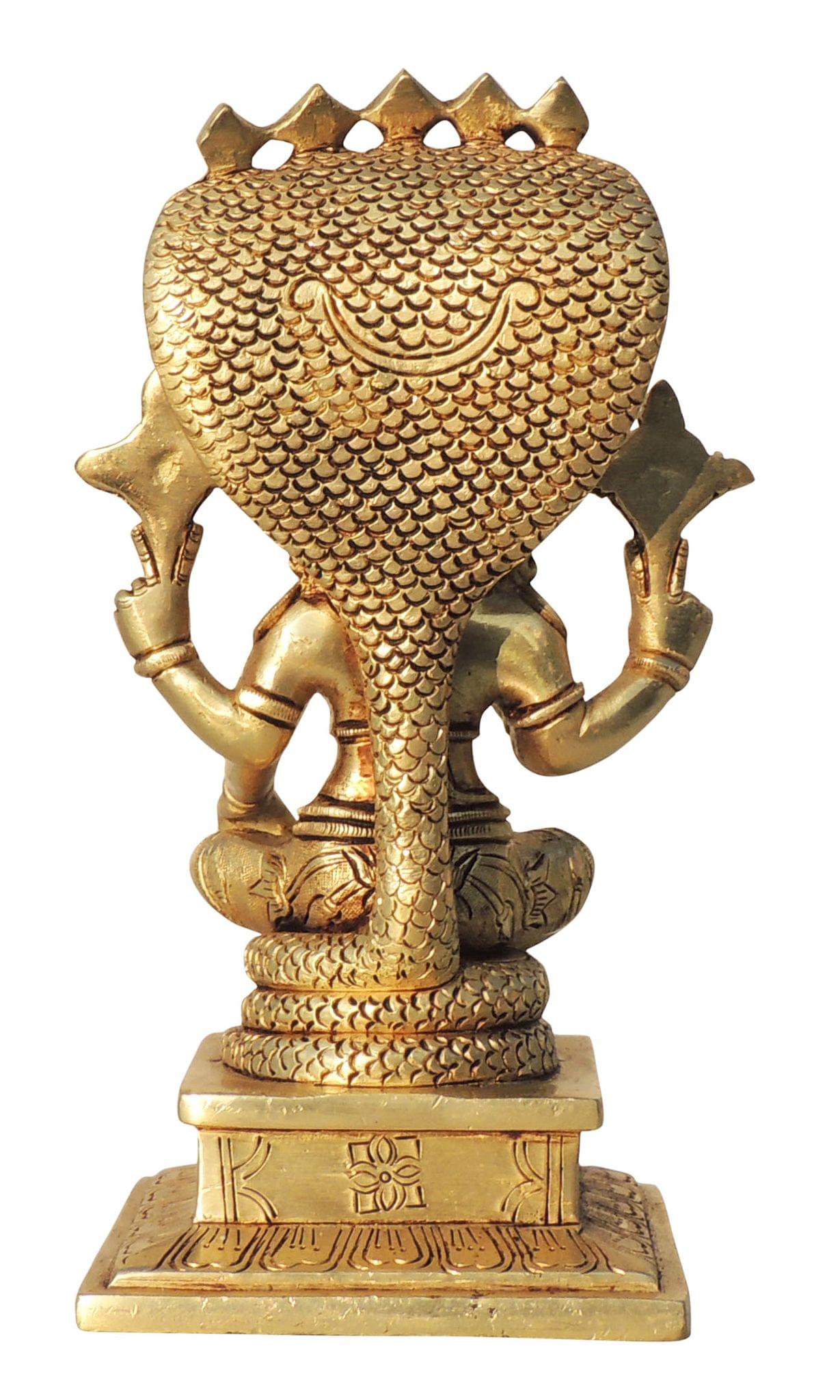 Brass Vishnu — 9.5"