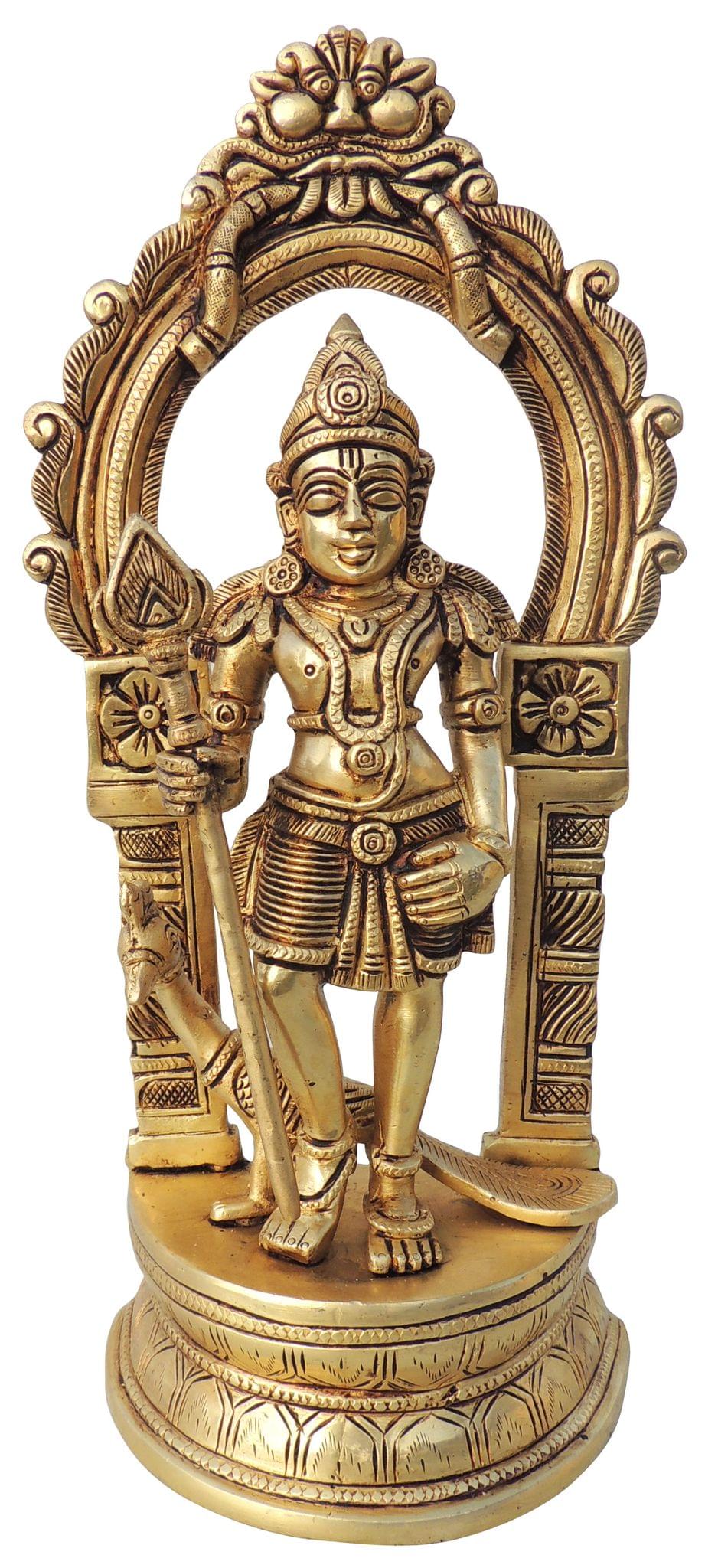 Brass Murugan Devi — 11.5"
