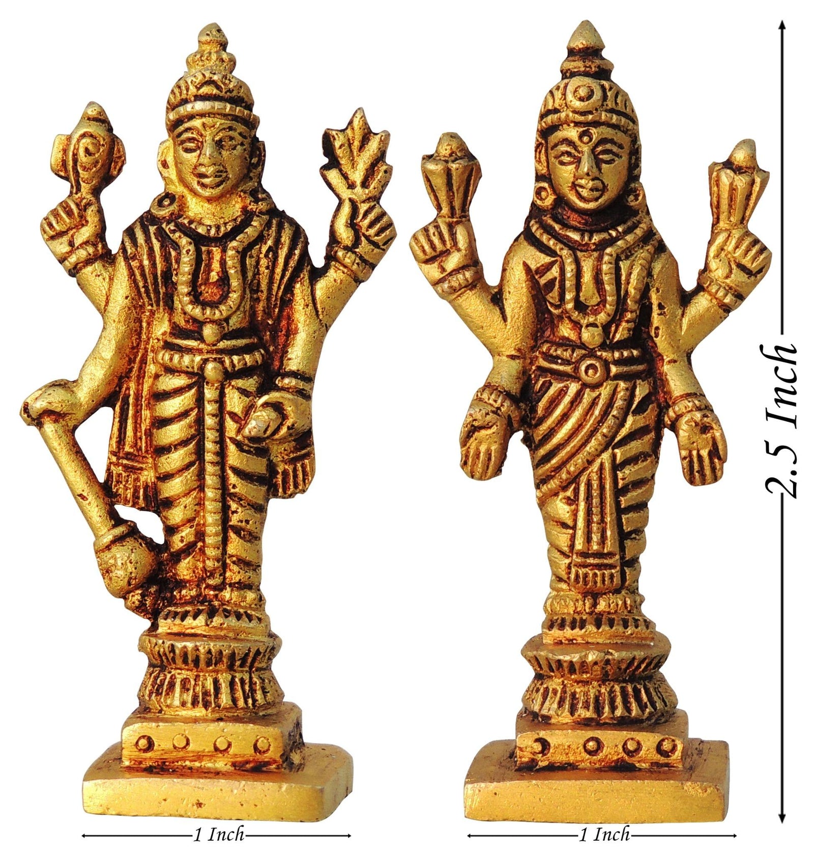 Brass Lakshmi — 2.5"