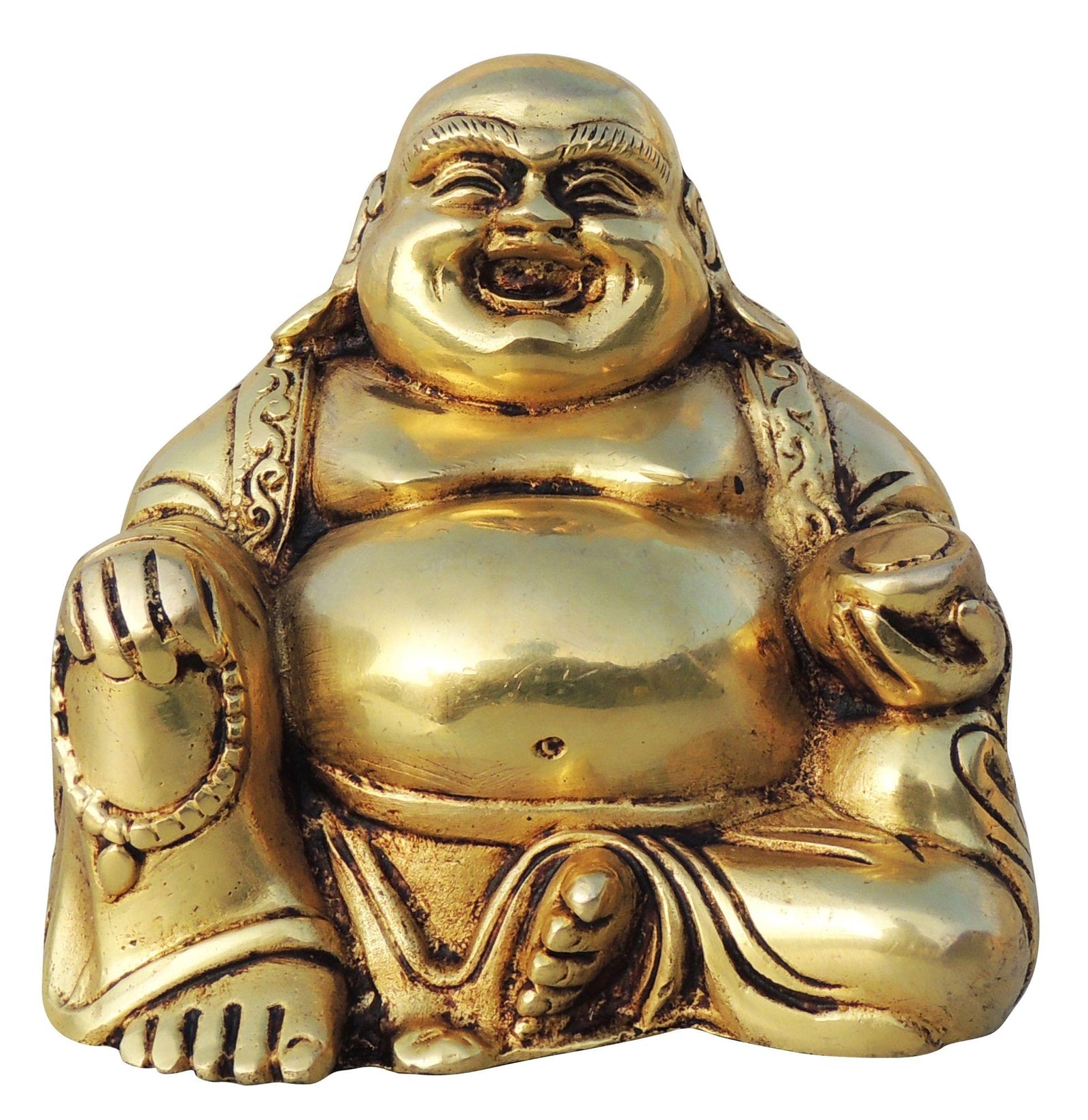 Brass Buddha — 4.2"