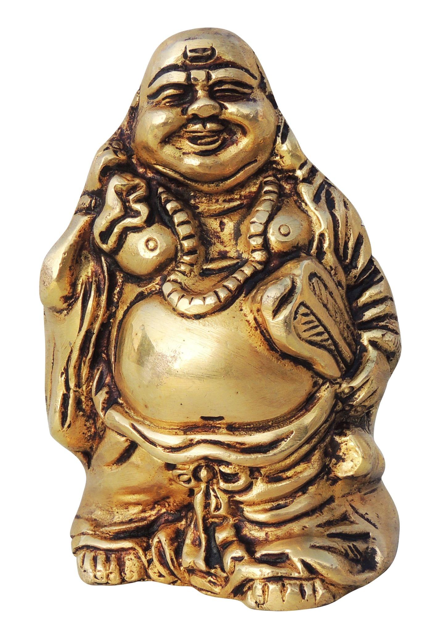 Brass Buddha — 4.2"