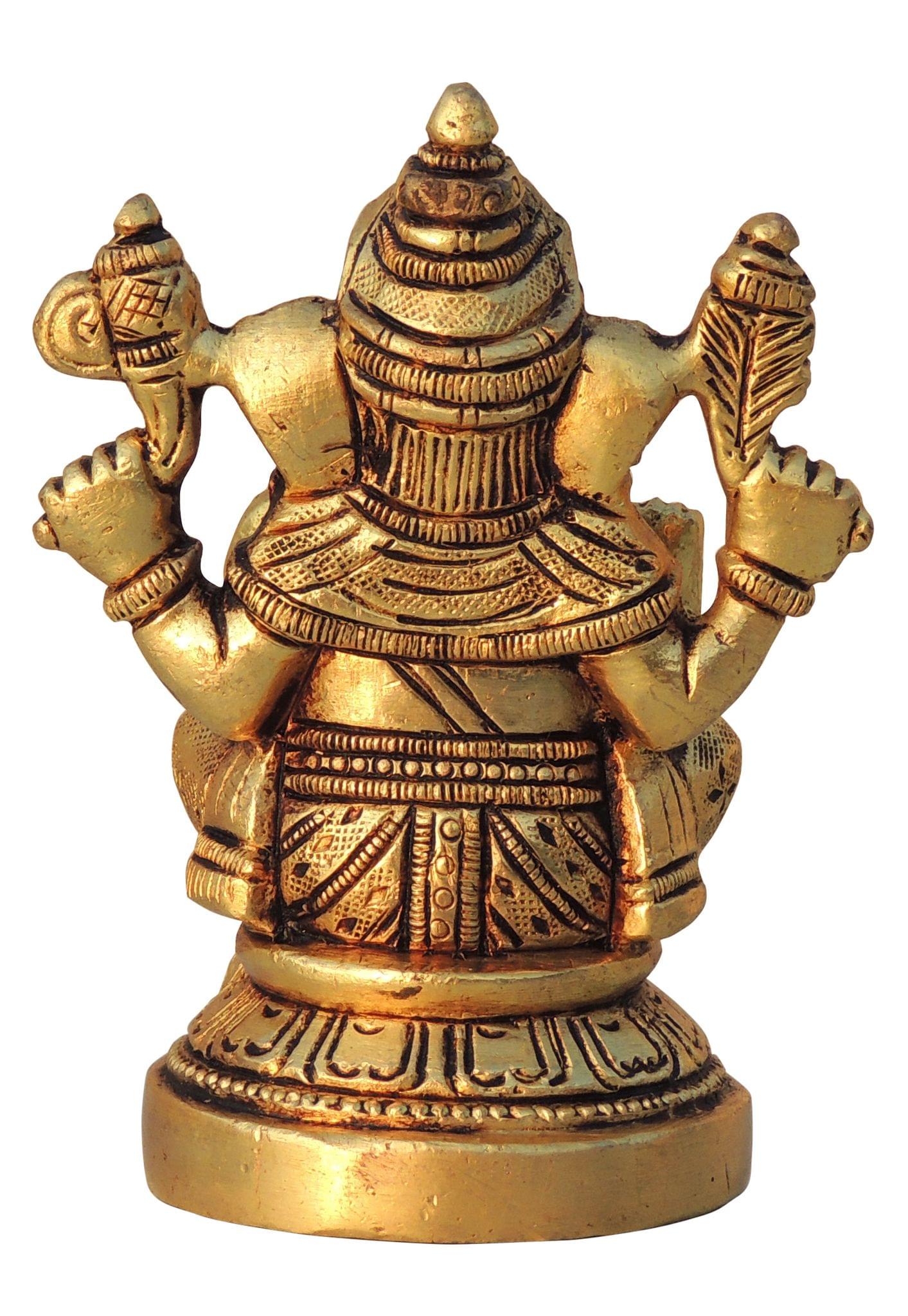 Brass Ganesh — 3.5"