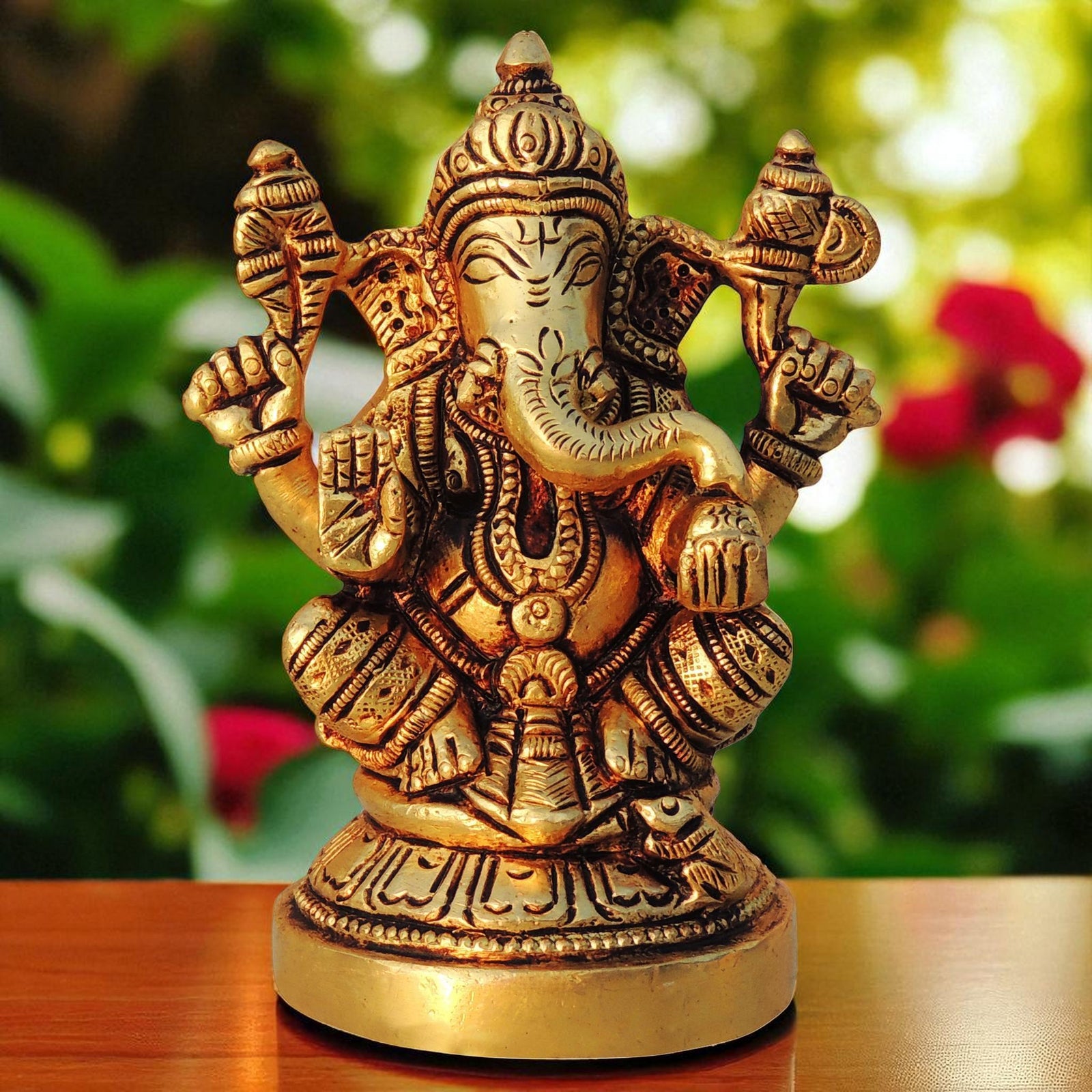 Brass Ganesh — 3.5"
