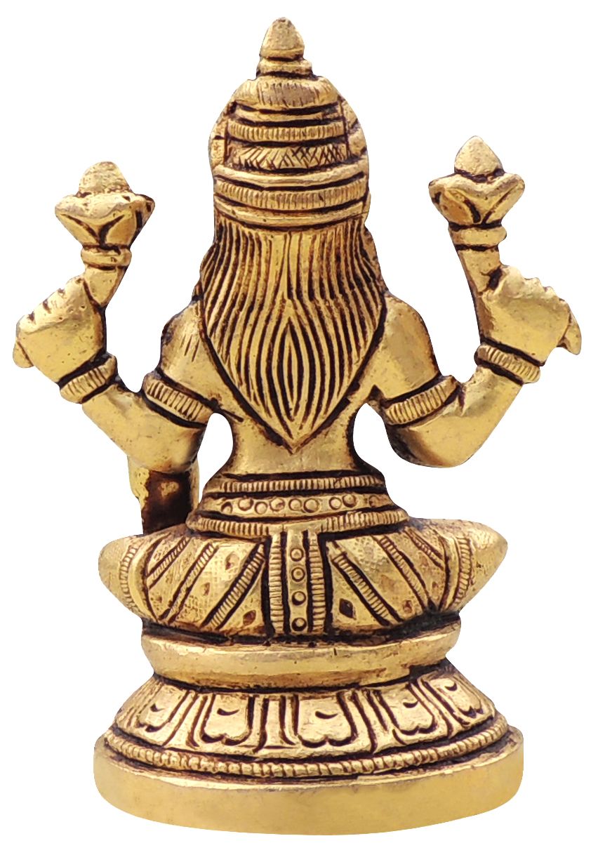 Brass Lakshmi — 3.5"