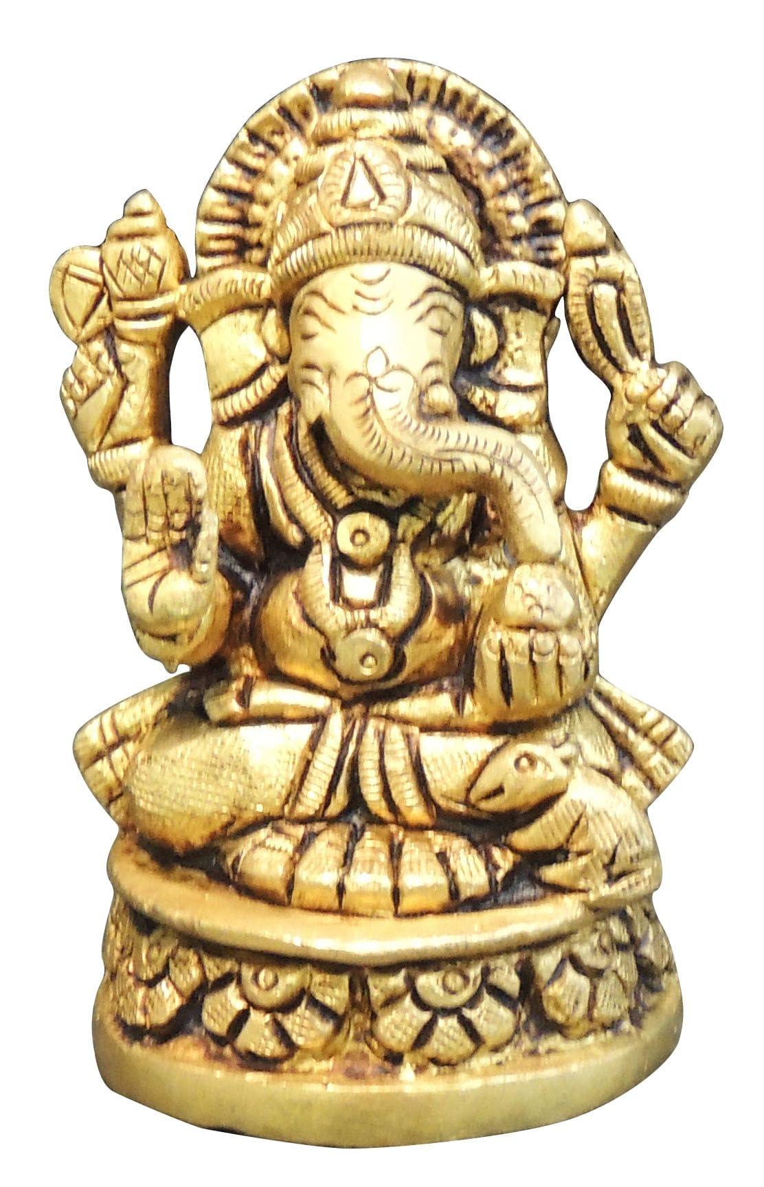 Brass Ganesh — 3"