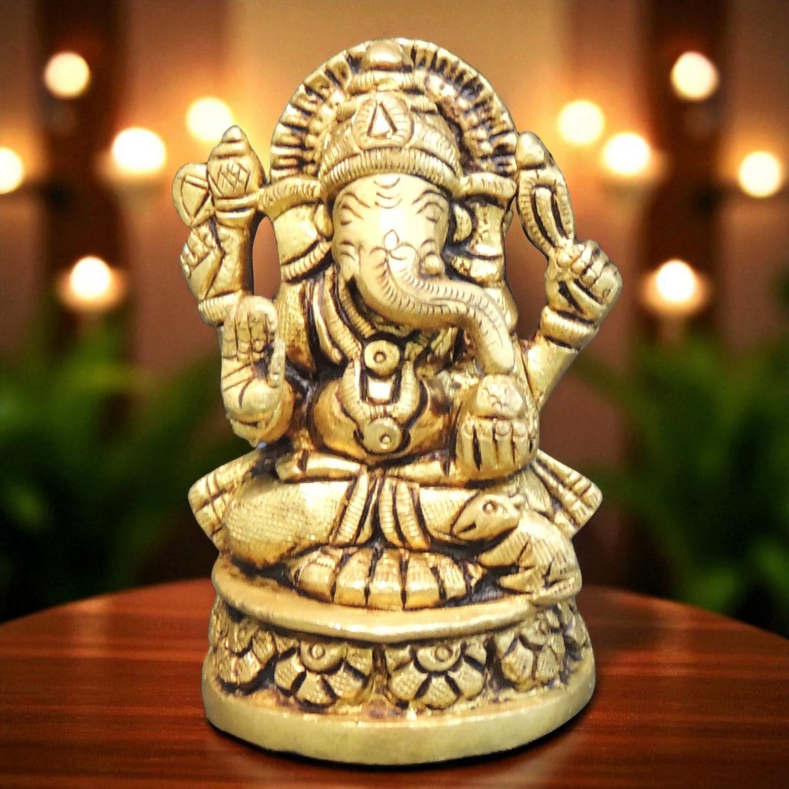 Brass Ganesh — 3"
