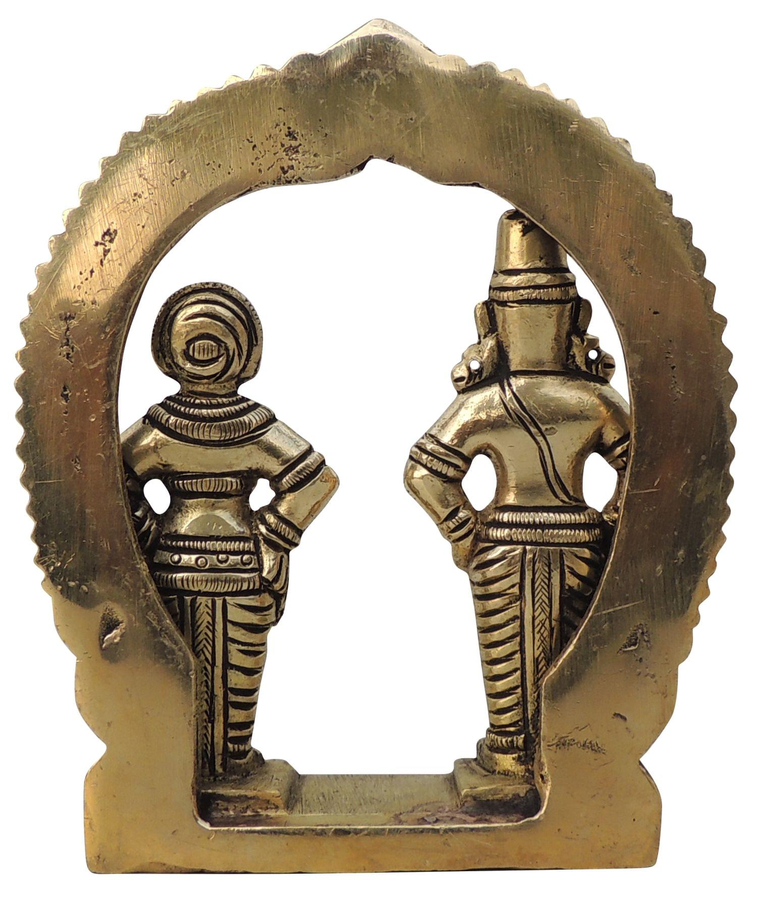 Brass Rukmini Vitthal — 4.5"